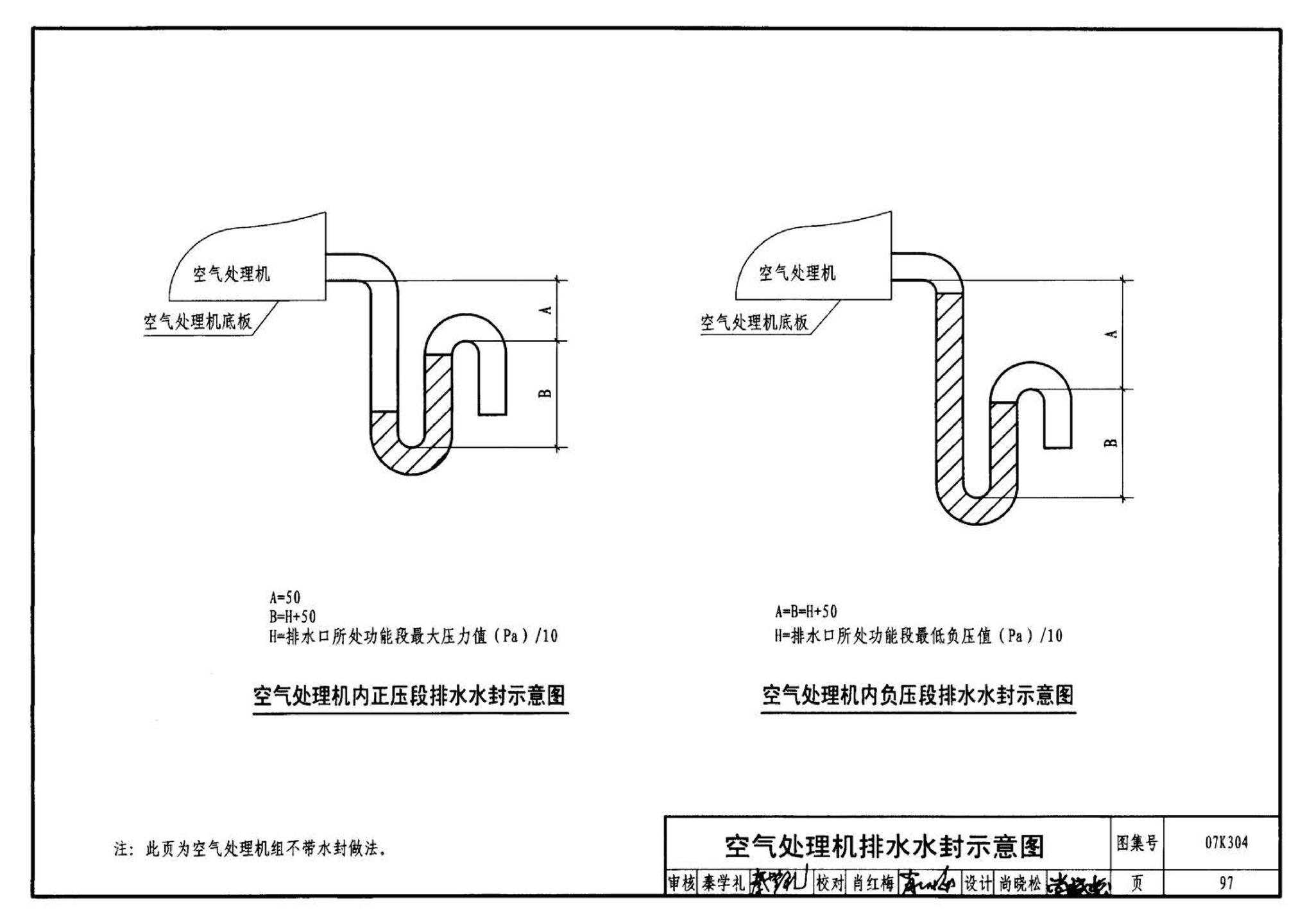 07K304--空调机房设计与安装