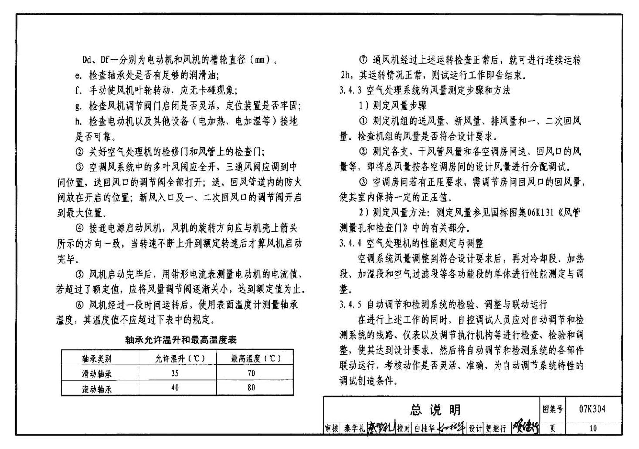 07K304--空调机房设计与安装