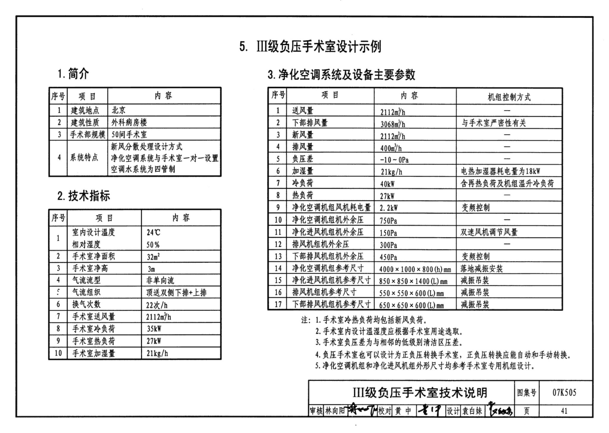 07K505--洁净手术部和医用气体设计与安装