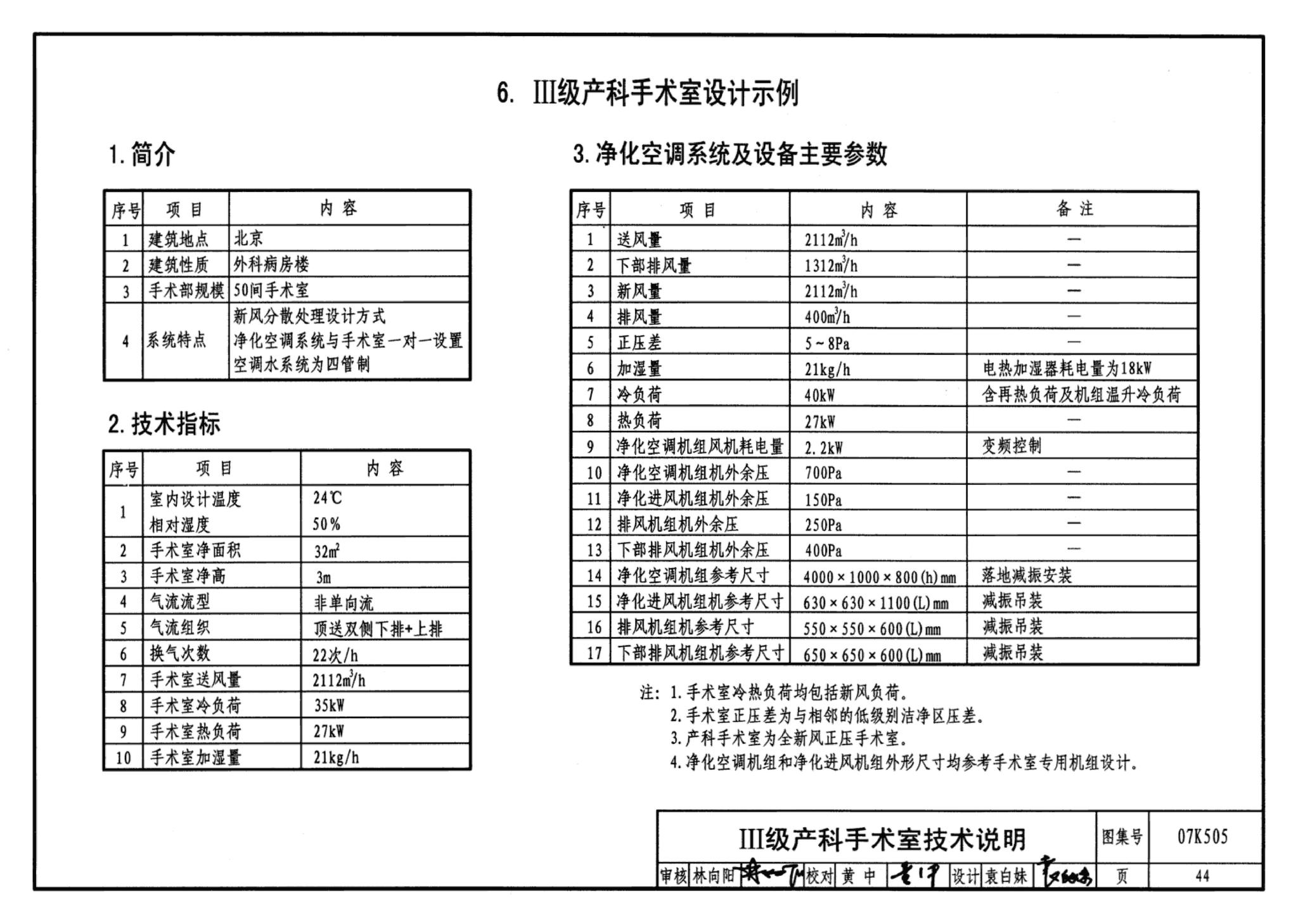 07K505--洁净手术部和医用气体设计与安装