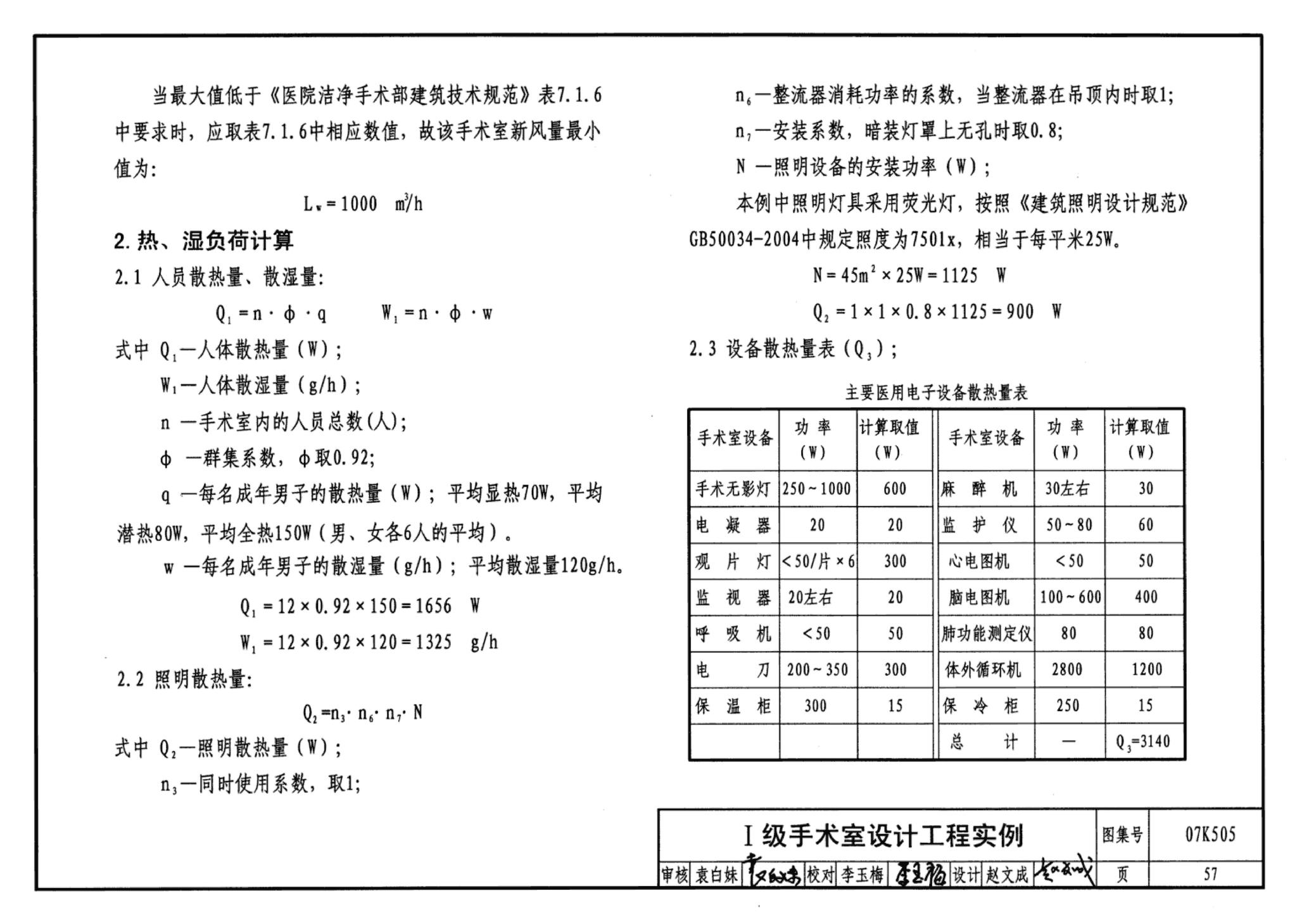 07K505--洁净手术部和医用气体设计与安装