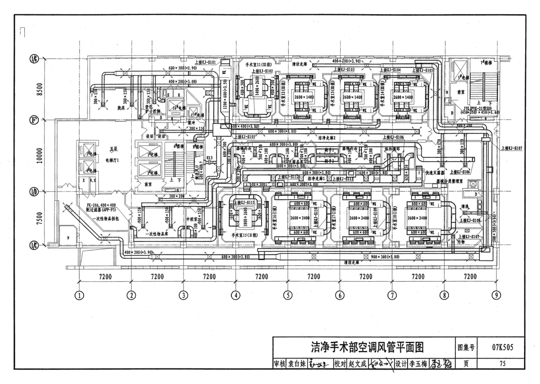 07K505--洁净手术部和医用气体设计与安装