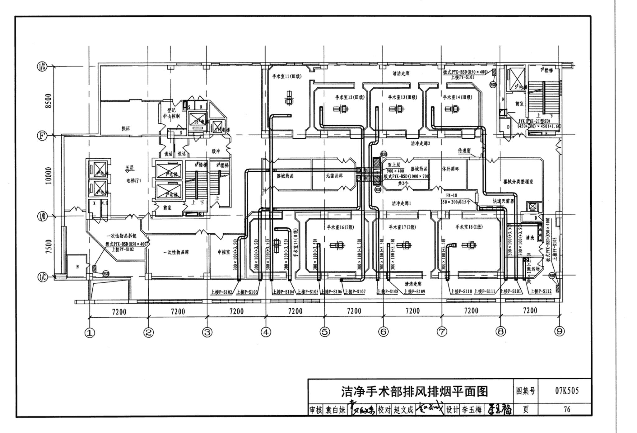 07K505--洁净手术部和医用气体设计与安装