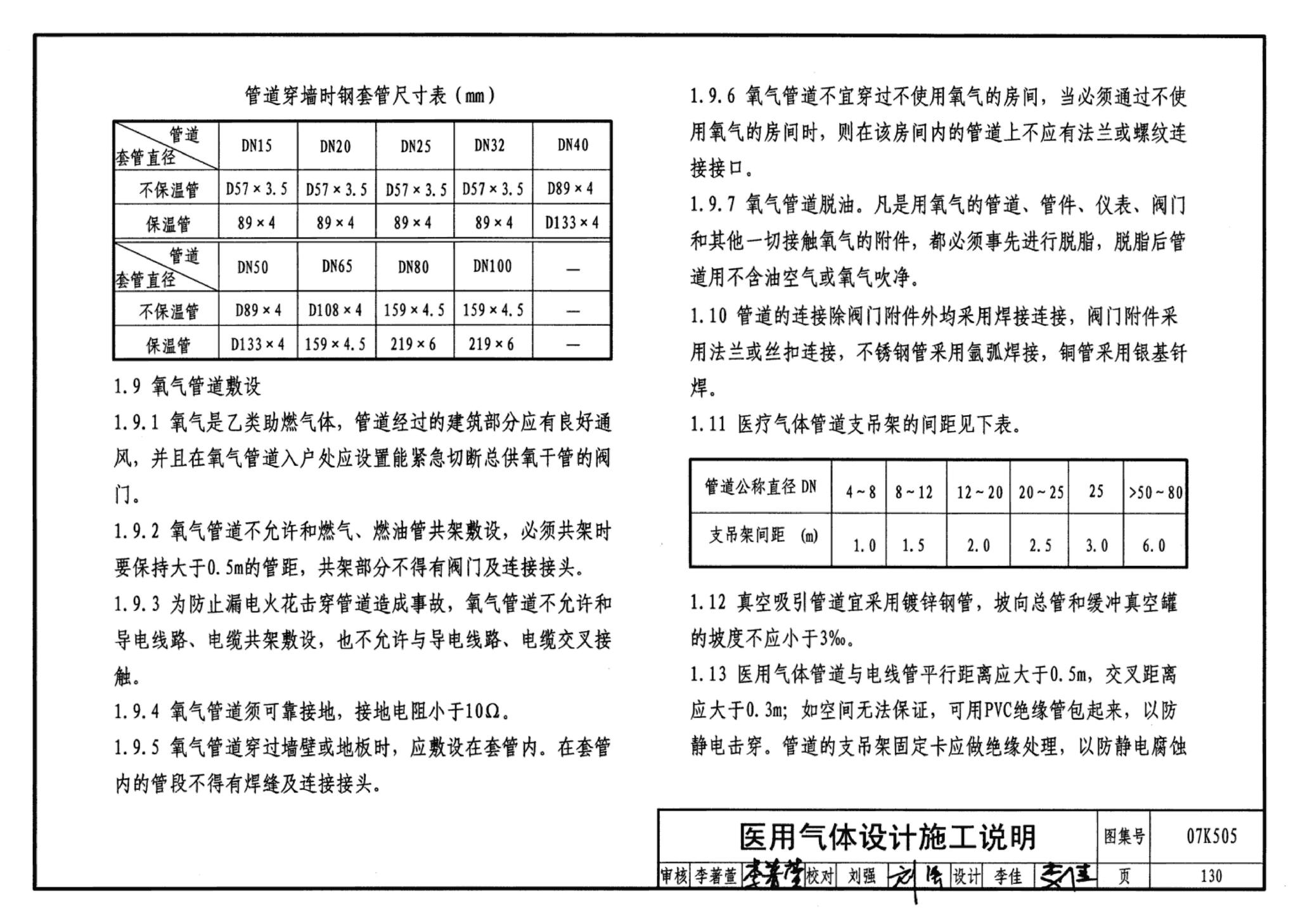 07K505--洁净手术部和医用气体设计与安装