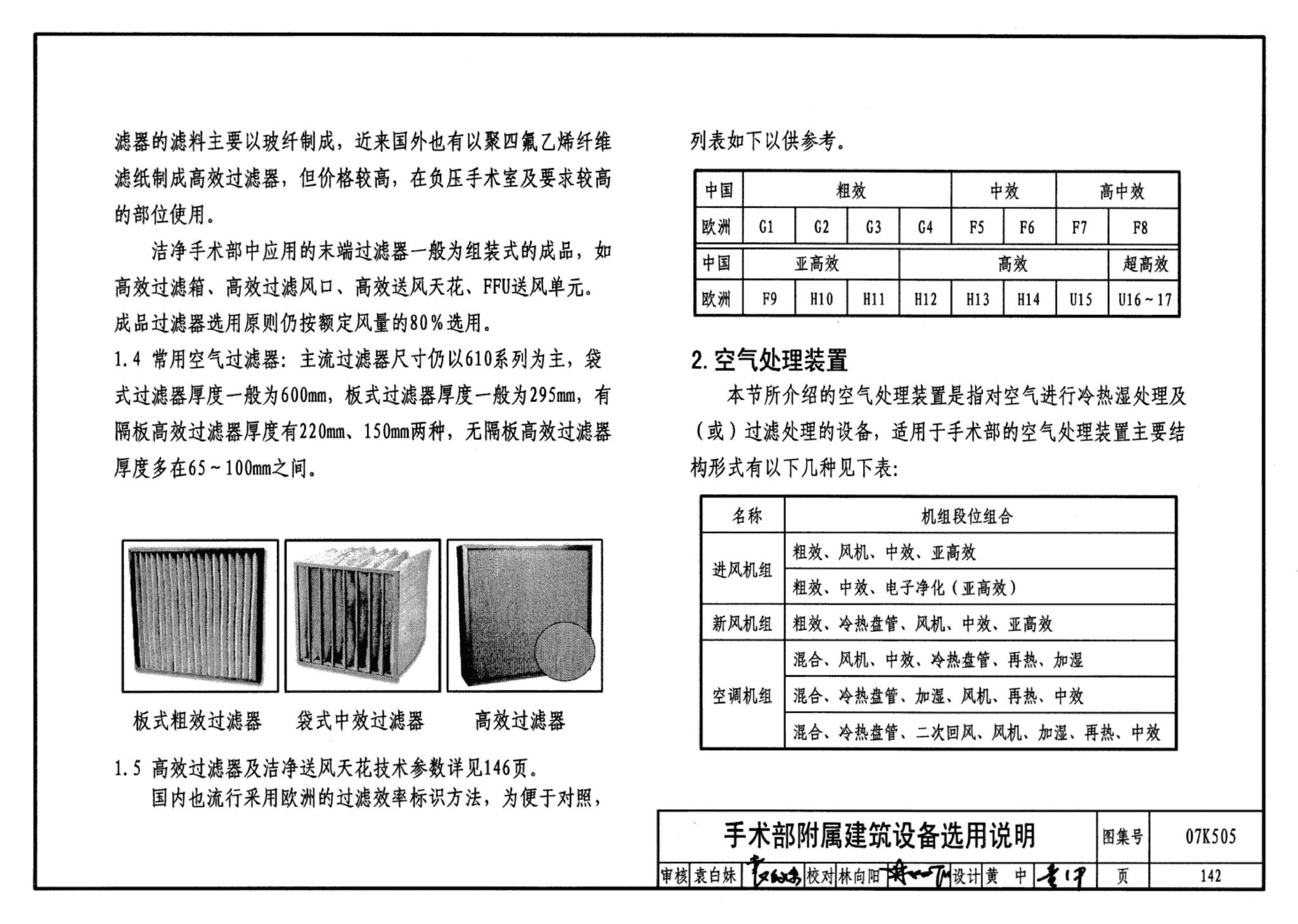 07K505--洁净手术部和医用气体设计与安装