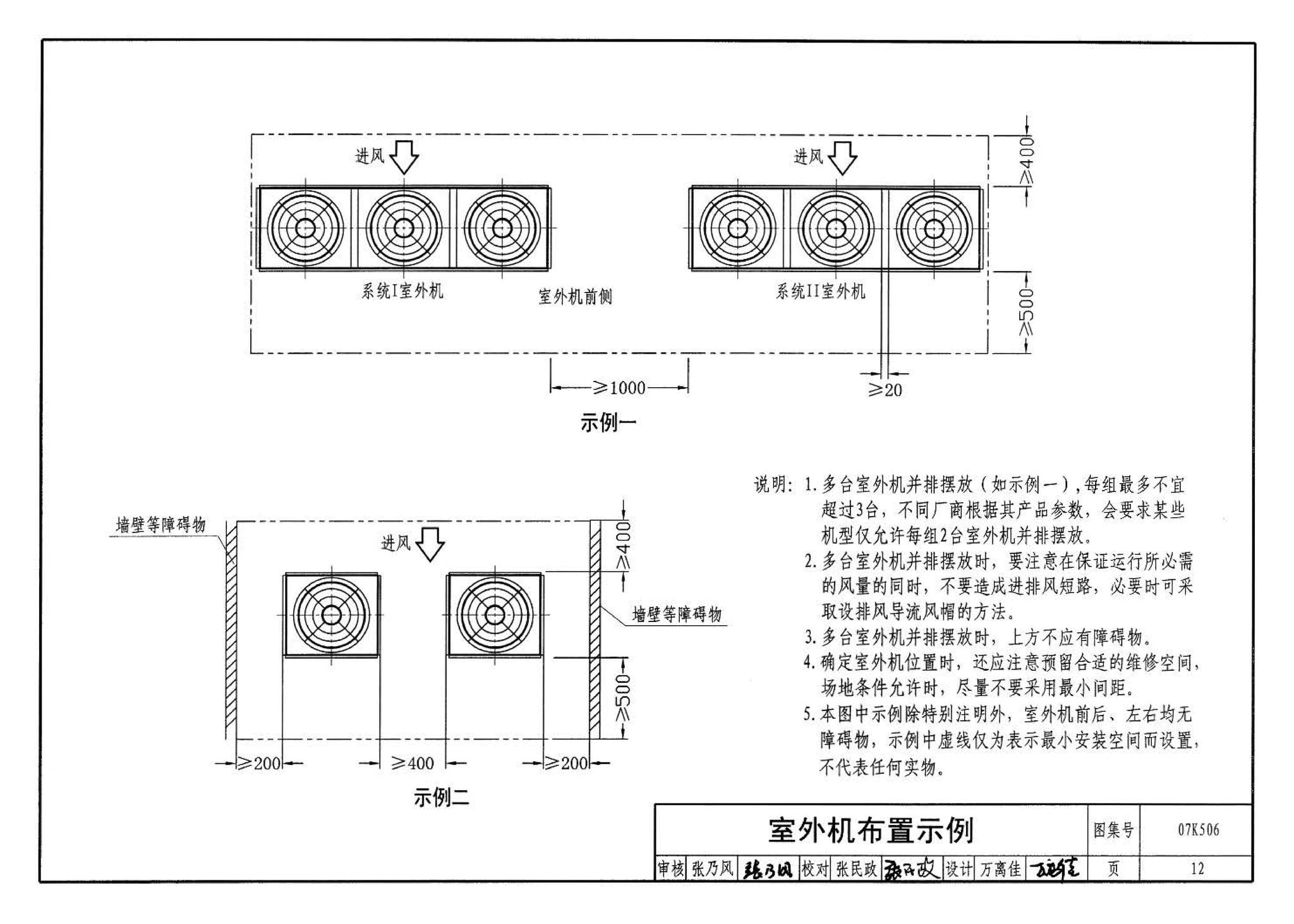 07K506--多联式空调机系统设计与施工安装