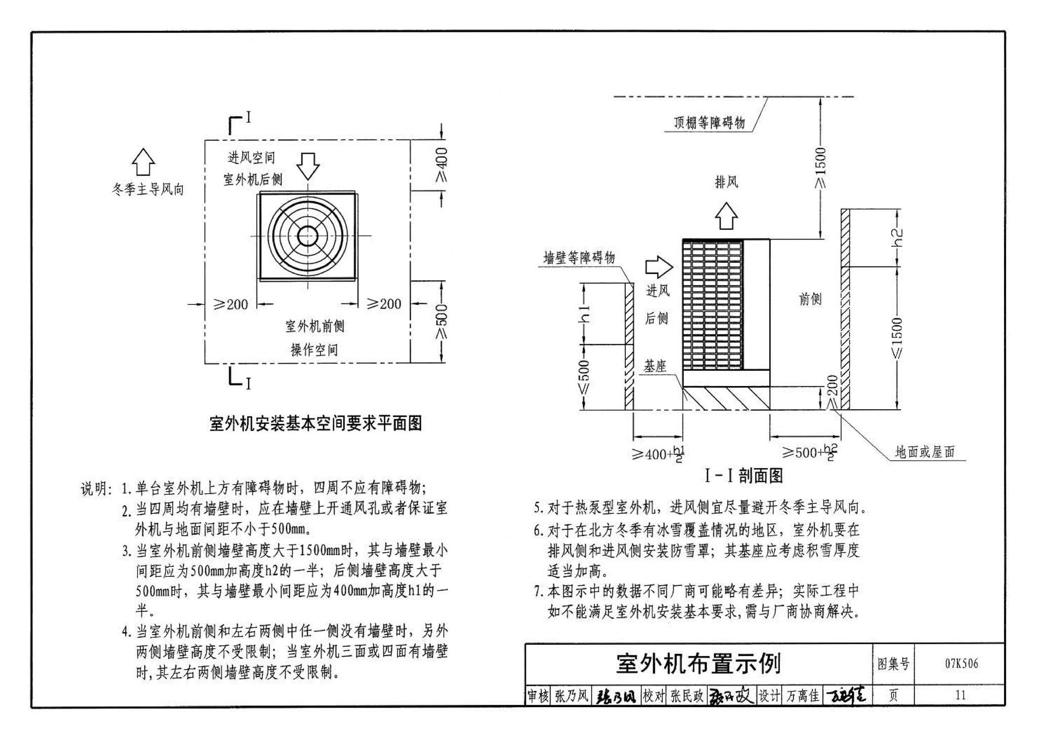 07K506--多联式空调机系统设计与施工安装