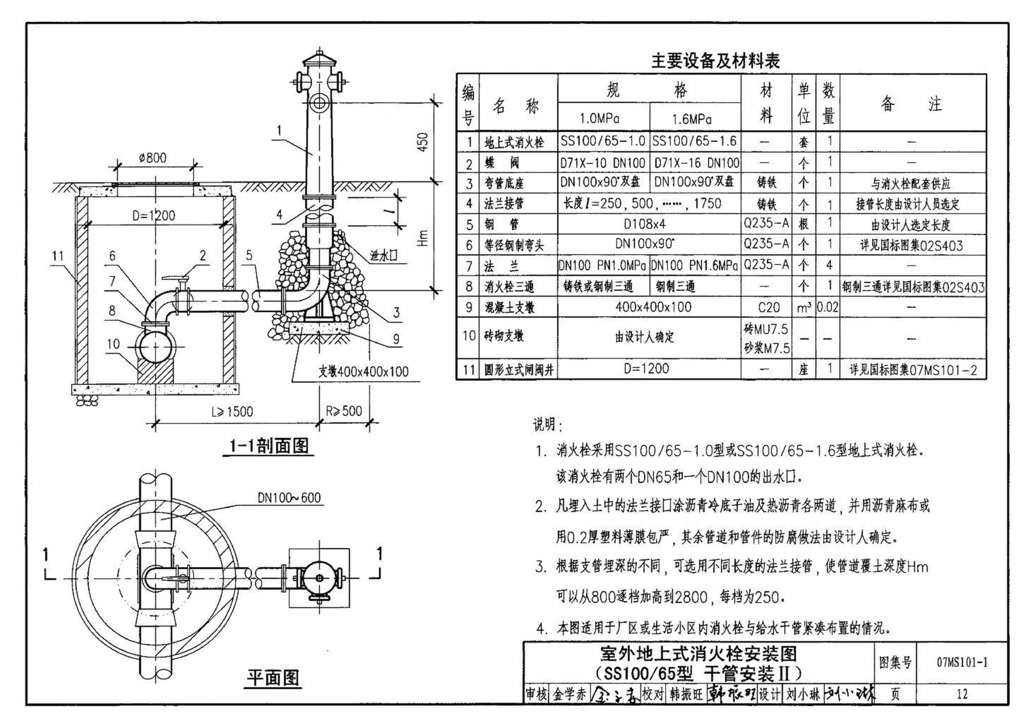 07MS101--市政给水管道工程及附属设施