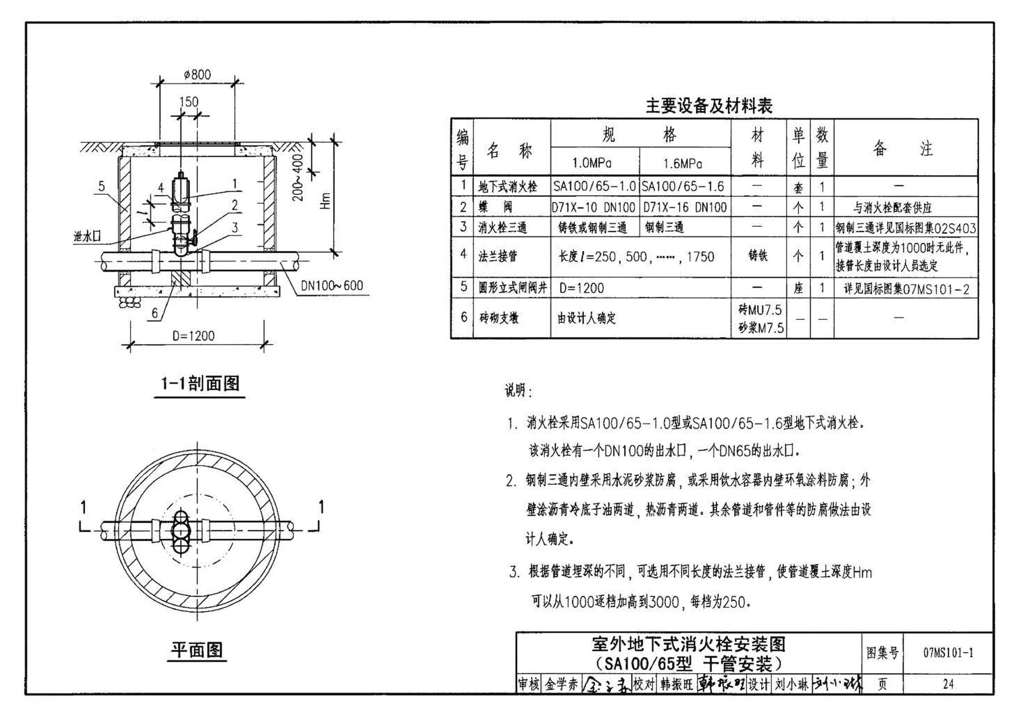 07MS101--市政给水管道工程及附属设施