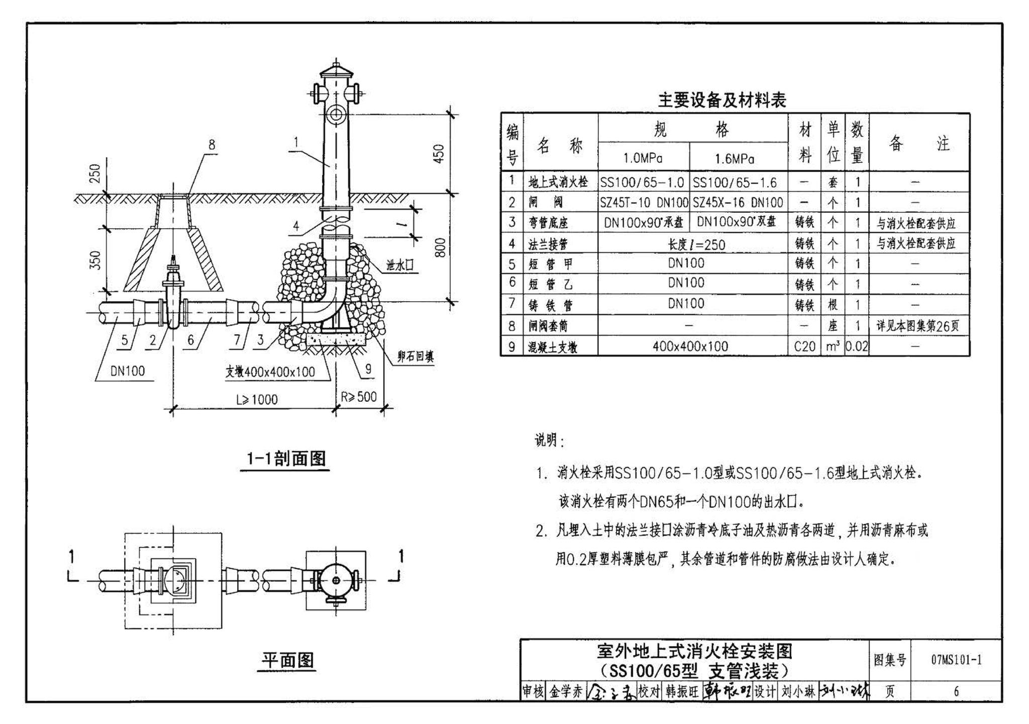 07MS101--市政给水管道工程及附属设施