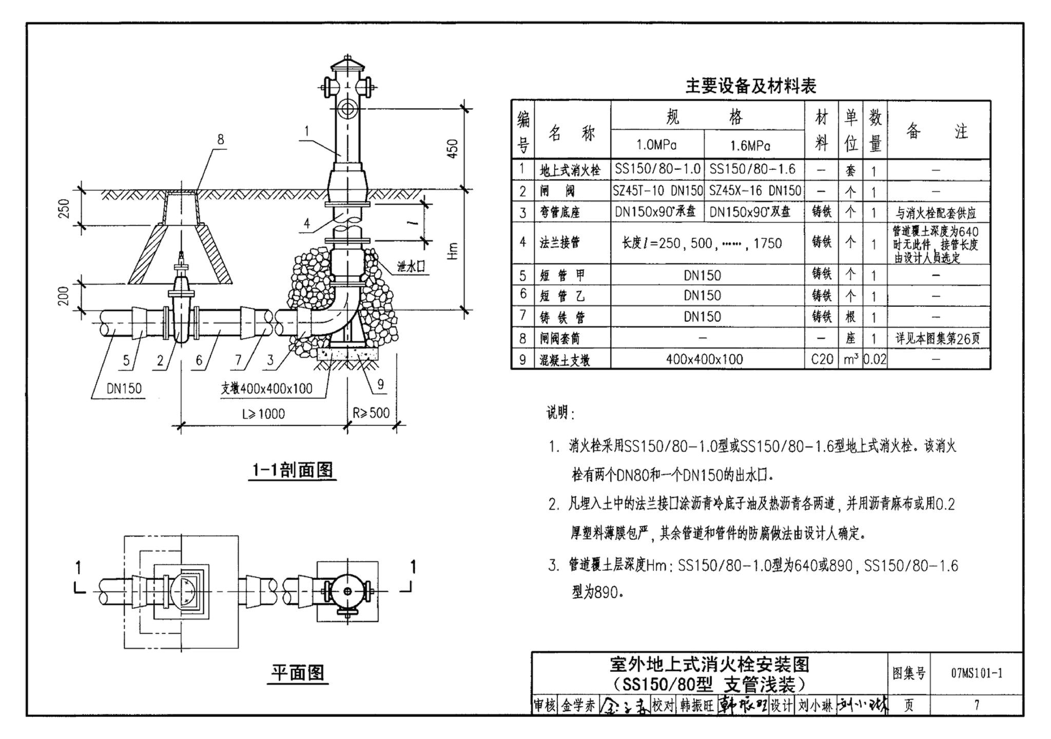 07MS101--市政给水管道工程及附属设施