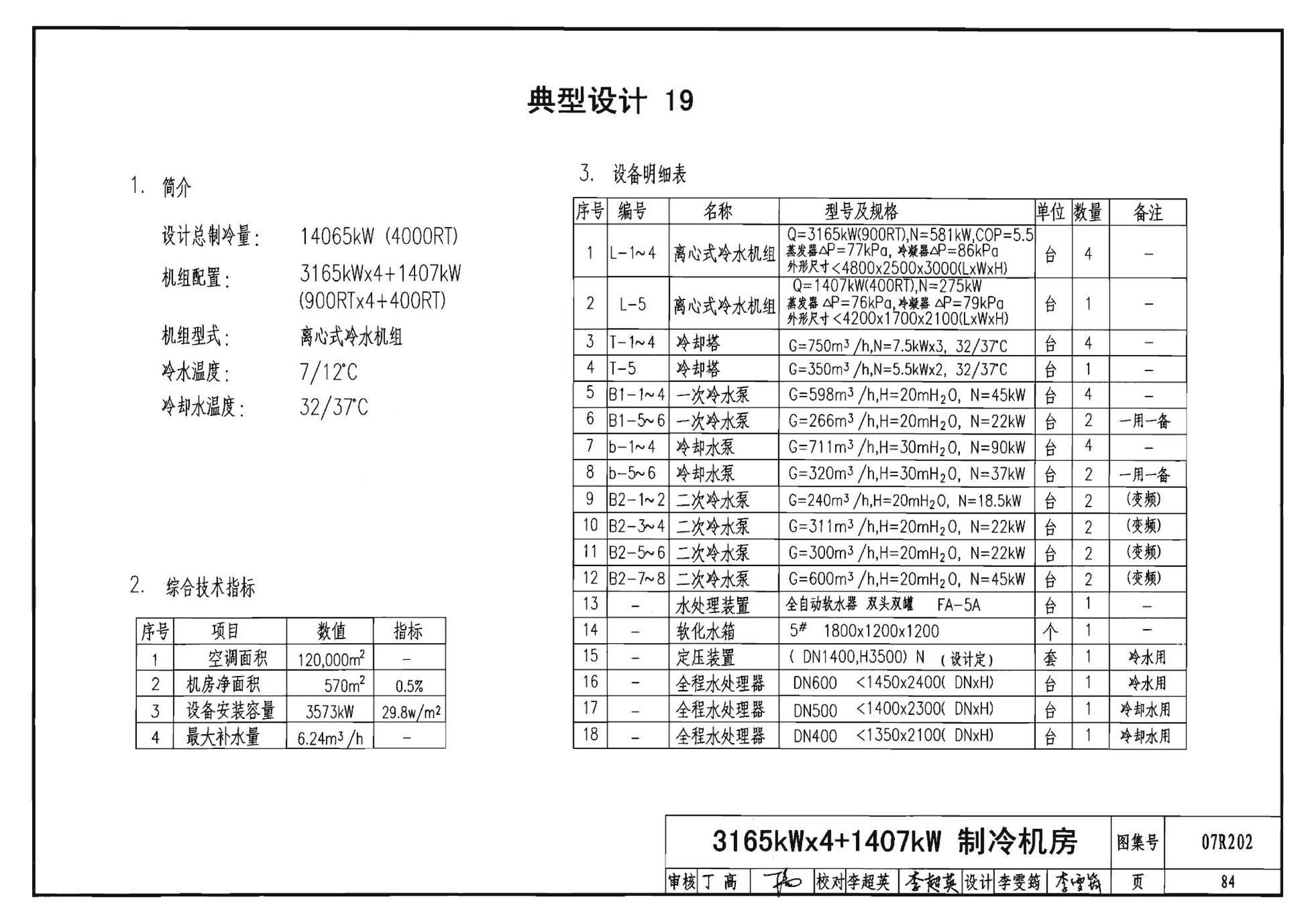 07R202--空调用电制冷机房设计与施工