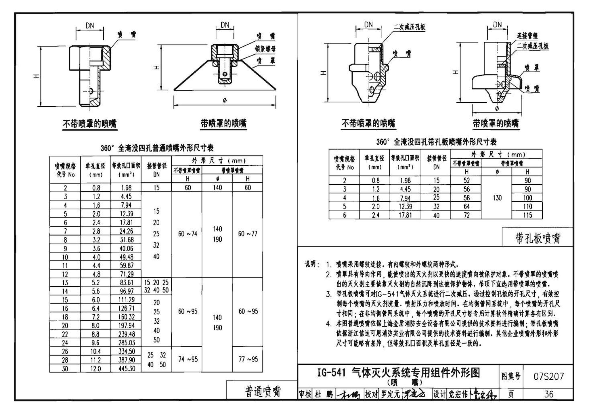 07S207--气体消防系统选用、安装与建筑灭火器配置