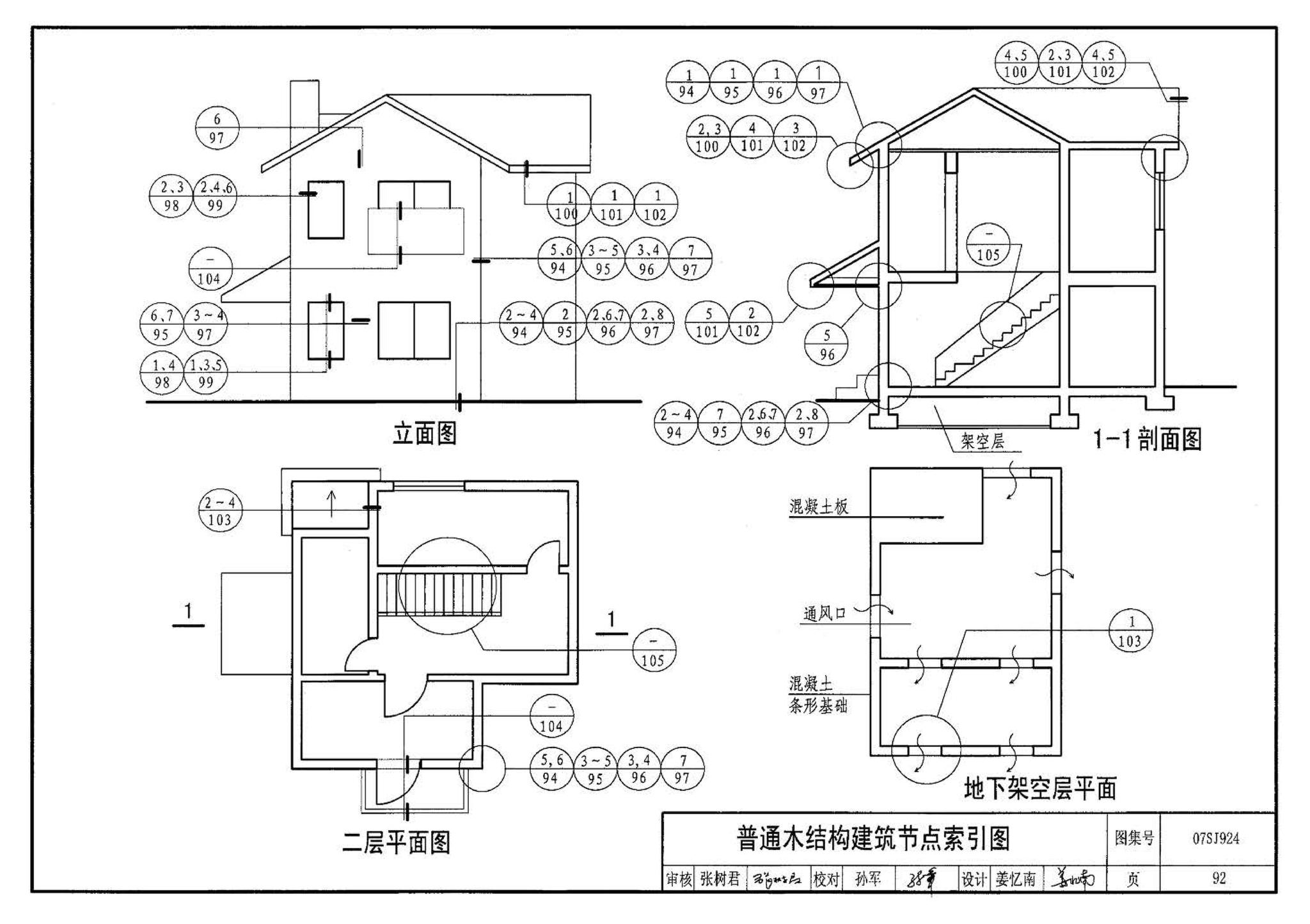 07SJ924--木结构住宅