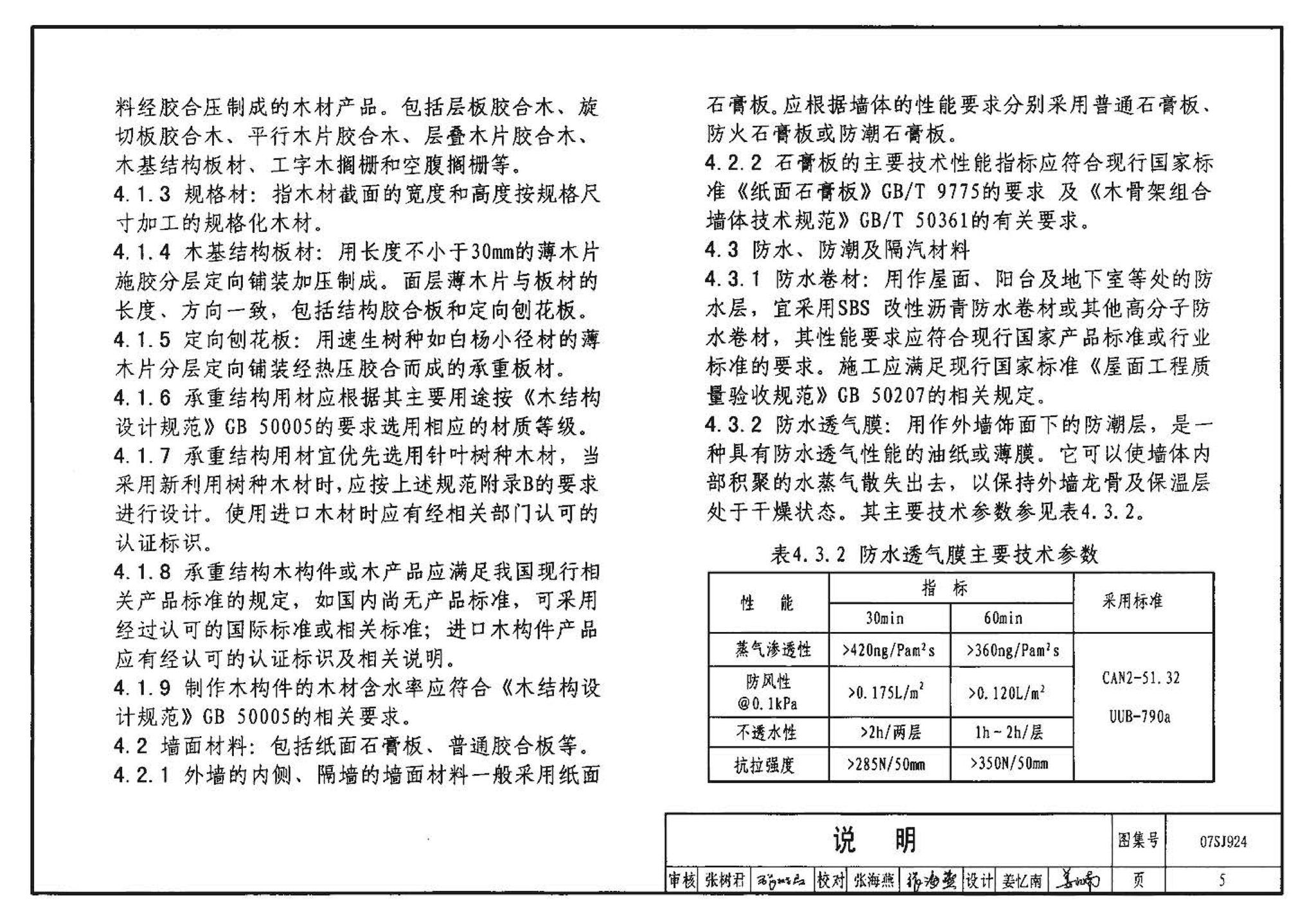 07SJ924--木结构住宅