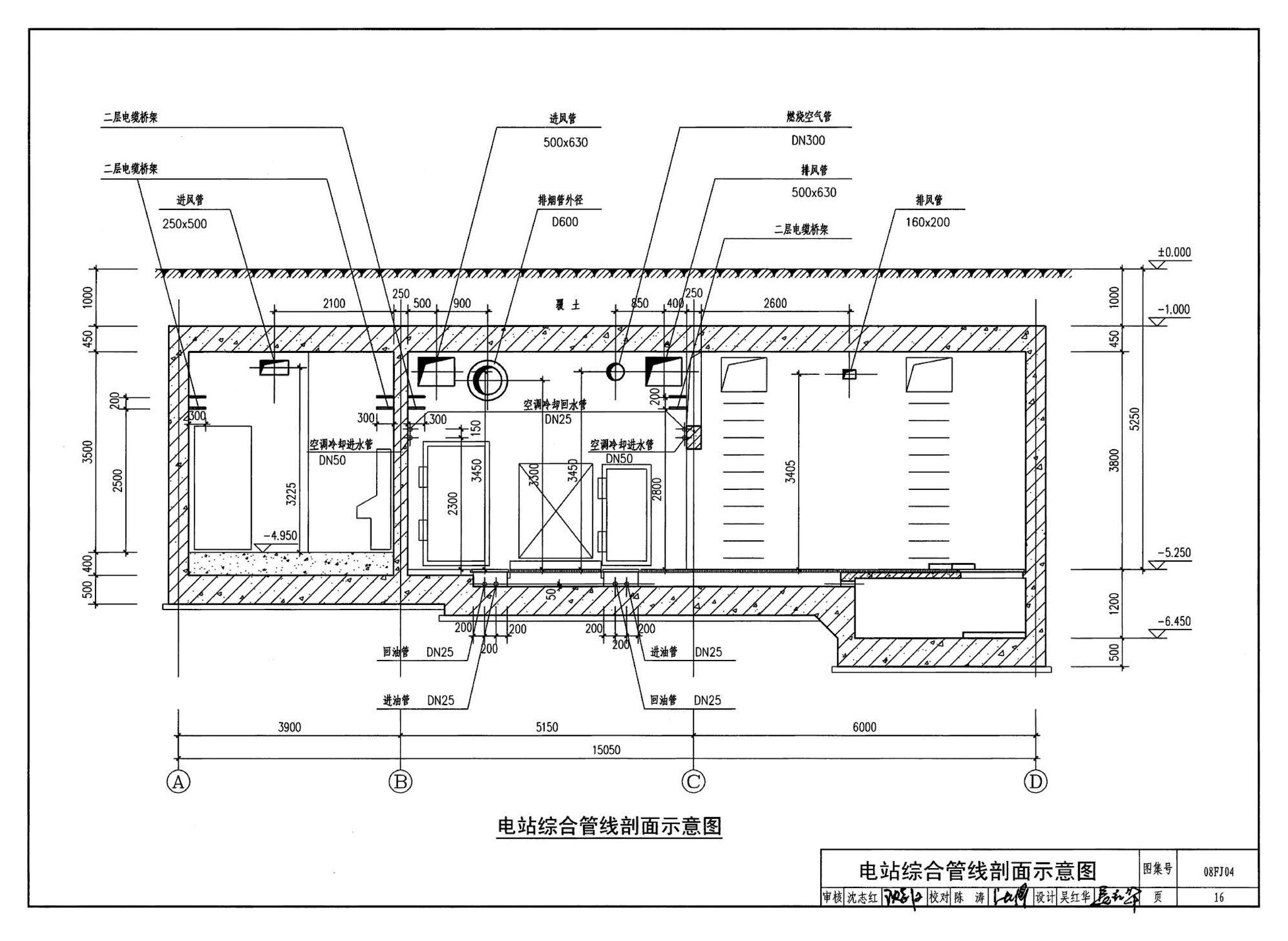 08FJ04--防空地下室固定柴油电站