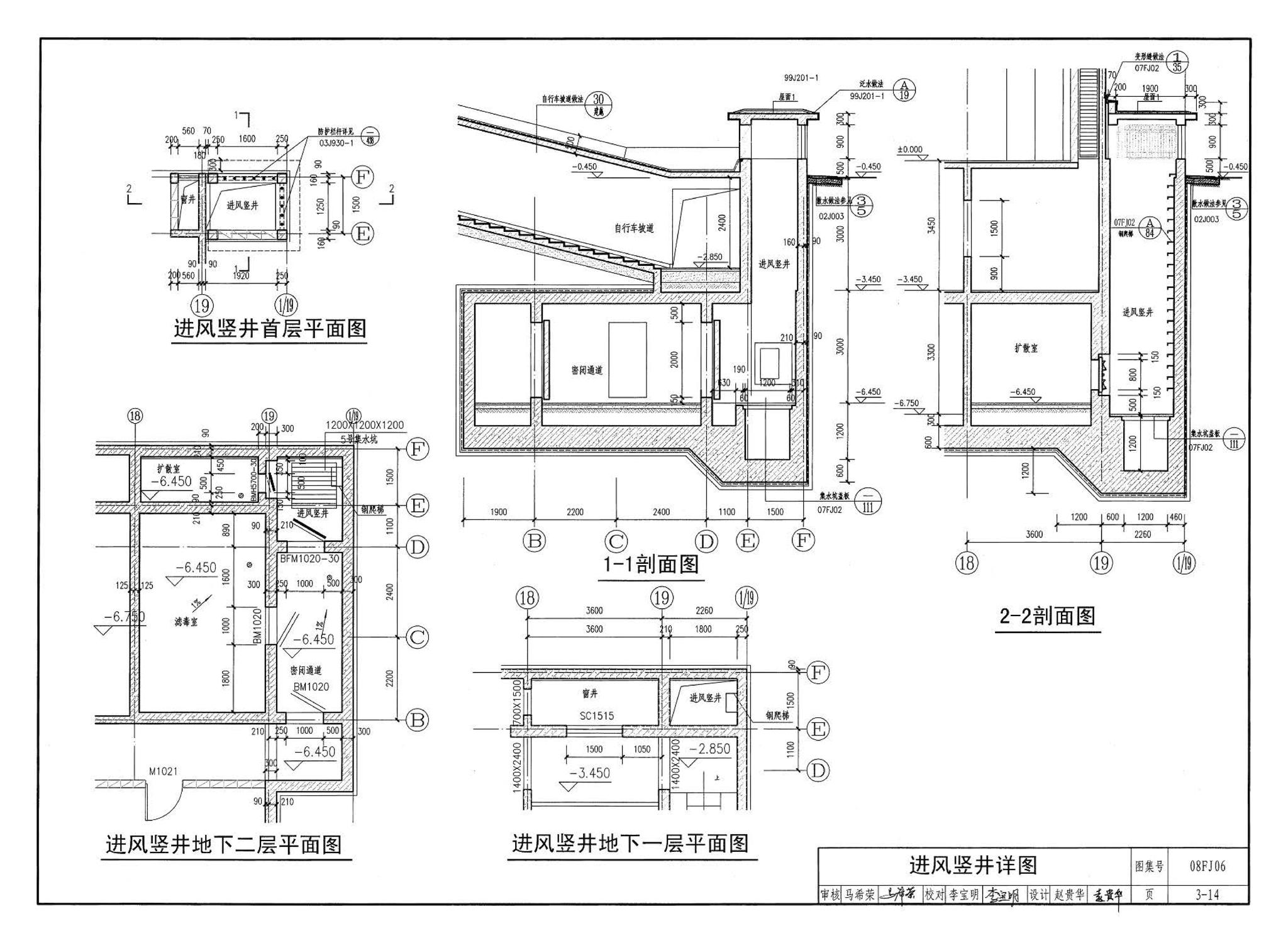 08FJ06--防空地下室施工图设计深度要求及图样