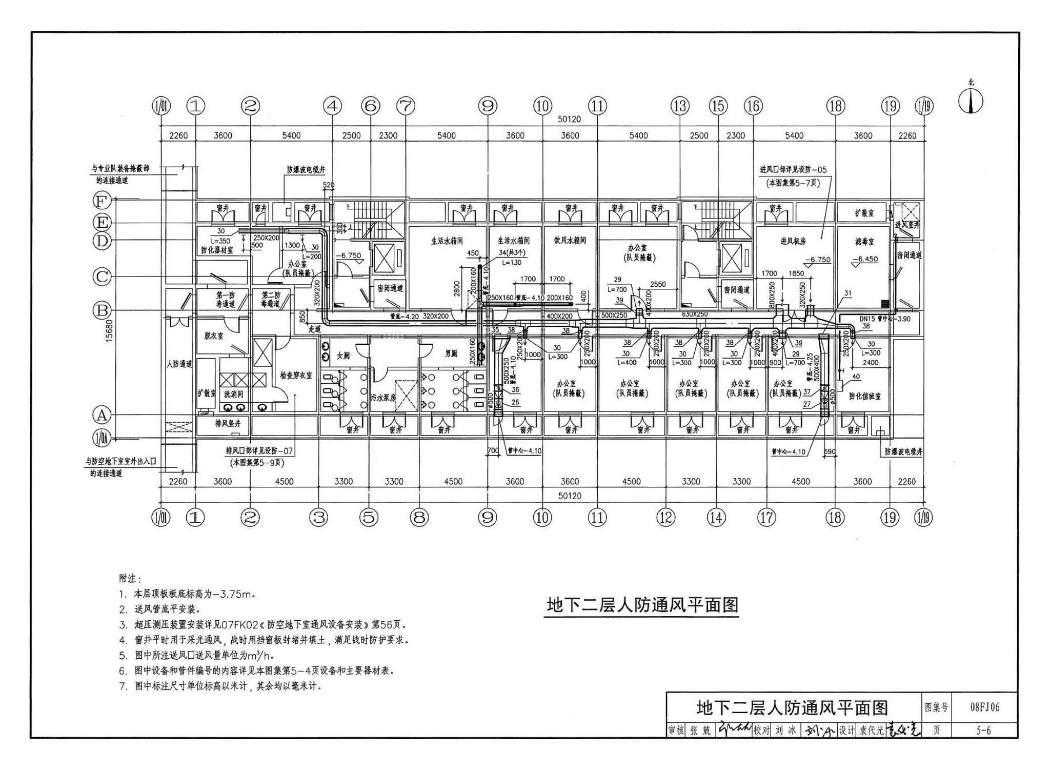 08FJ06--防空地下室施工图设计深度要求及图样