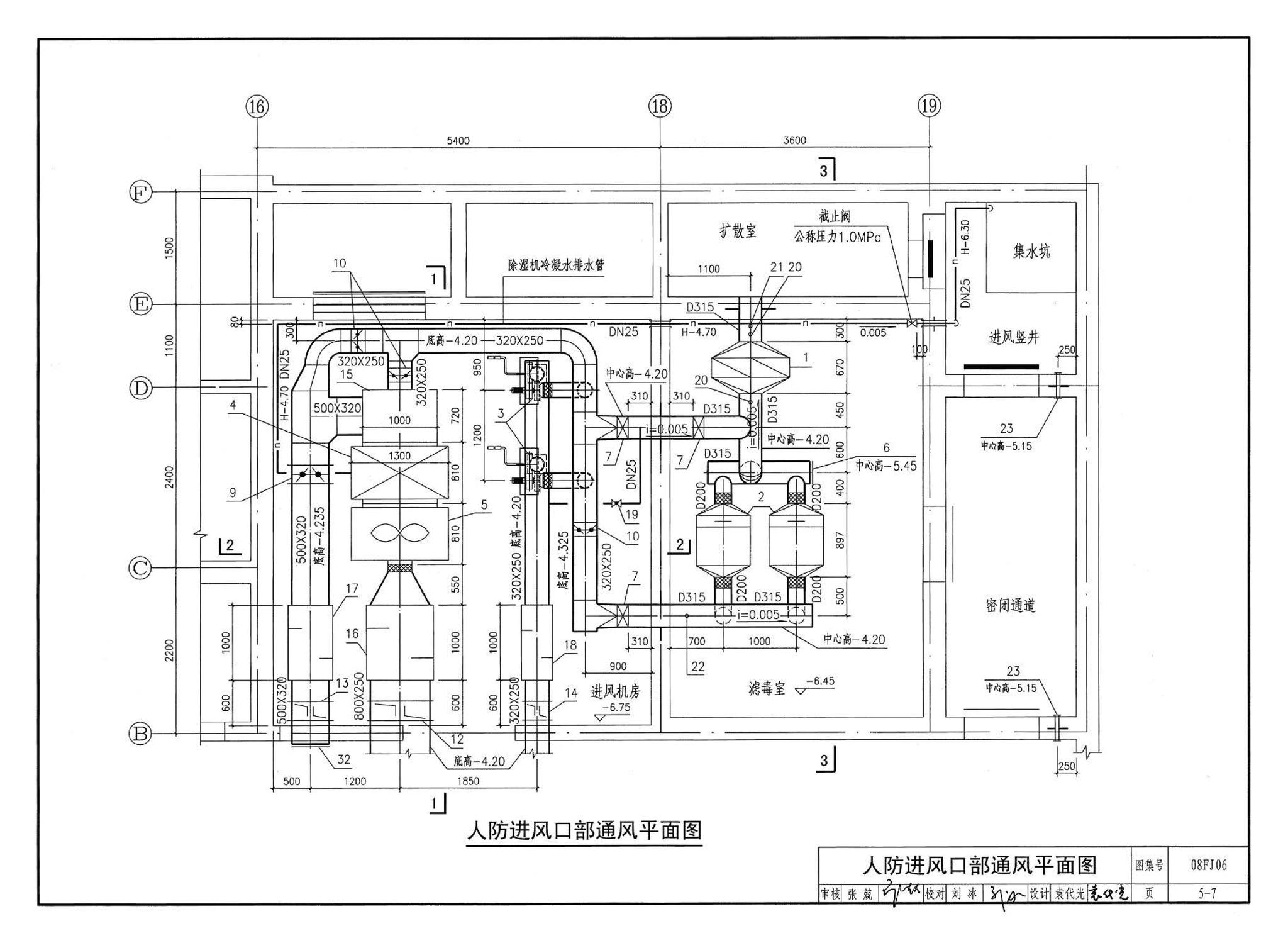 08FJ06--防空地下室施工图设计深度要求及图样