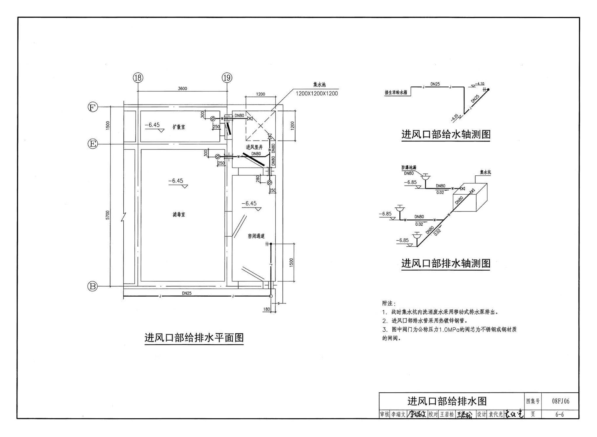 08FJ06--防空地下室施工图设计深度要求及图样