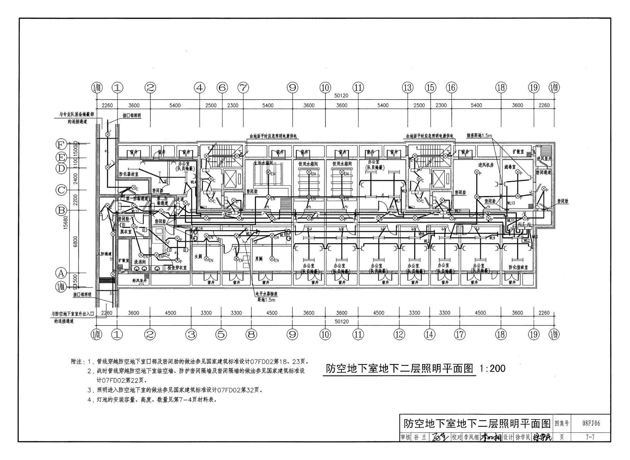 08FJ06--防空地下室施工图设计深度要求及图样