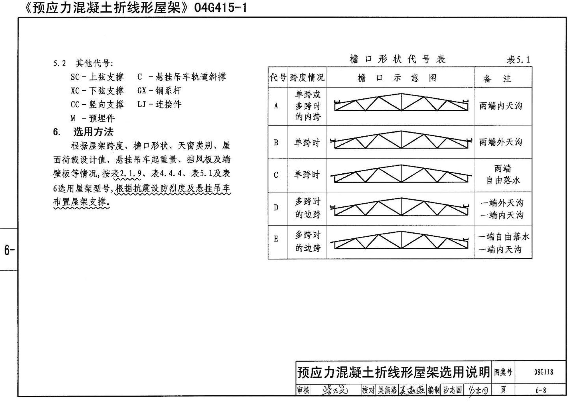 08G118--单层工业厂房设计选用（上、下册）