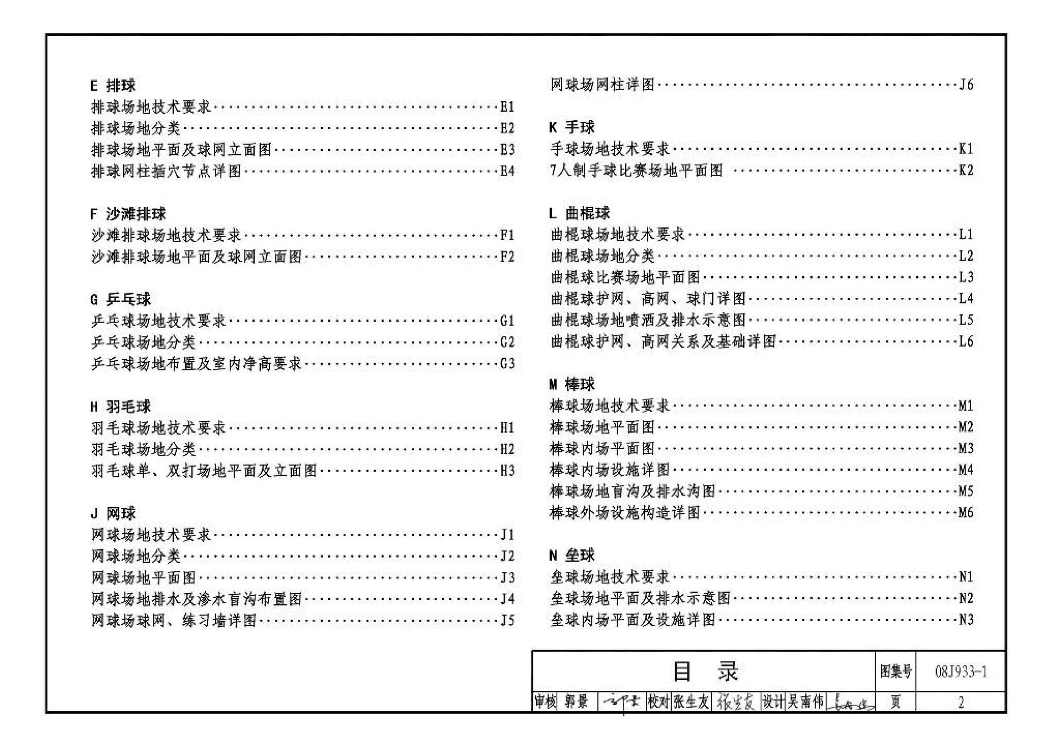 08J933-1--体育场地与设施（一）