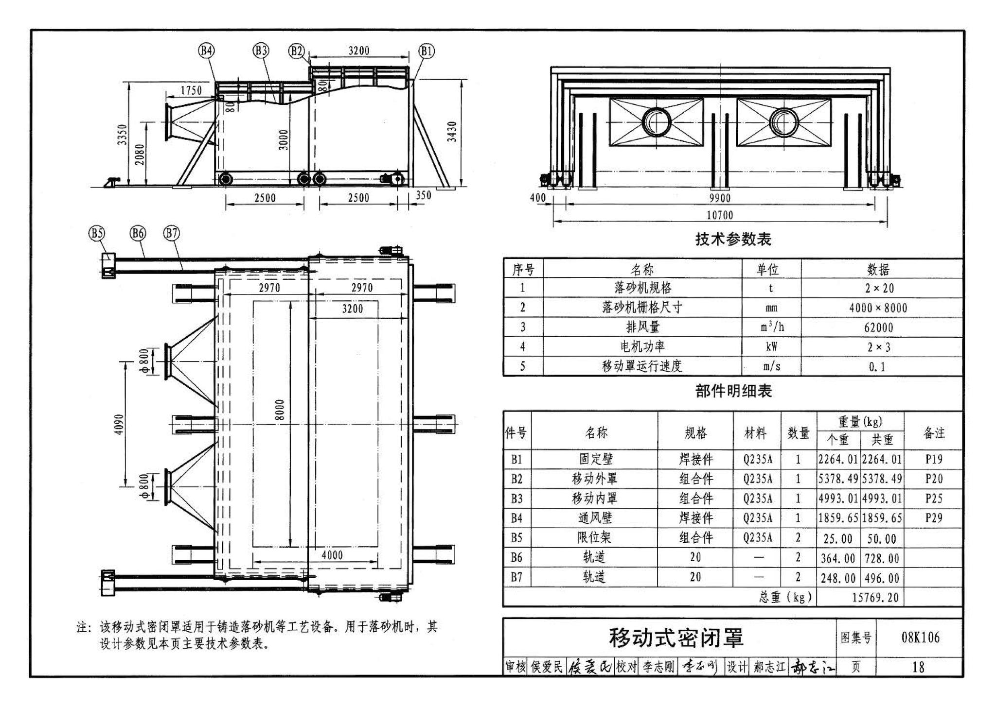 08K106--工业通风排气罩