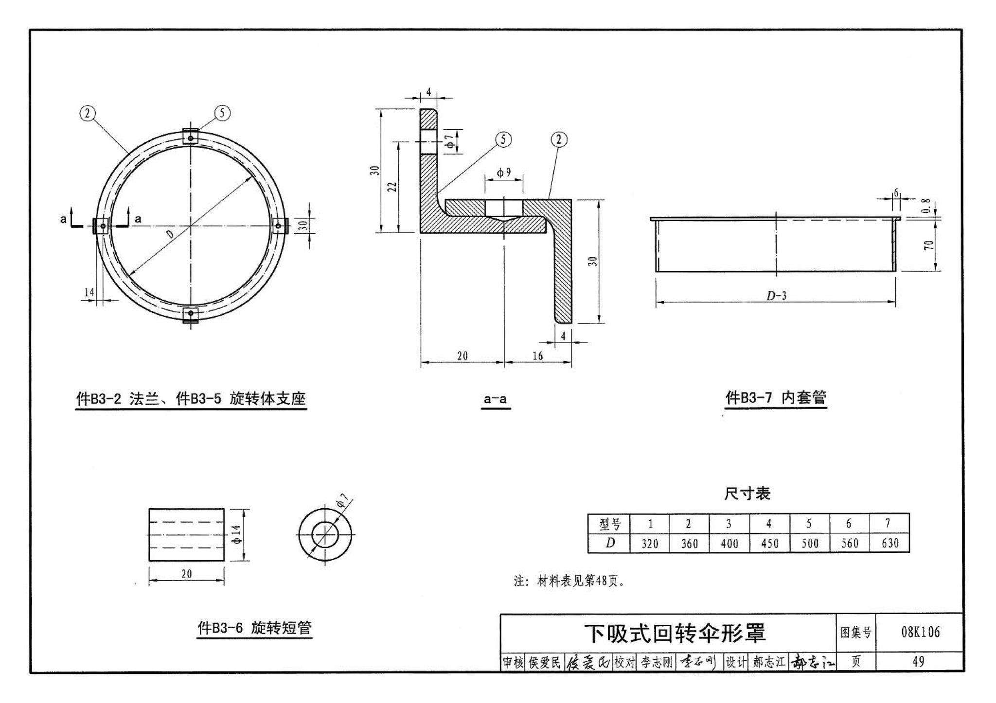 08K106--工业通风排气罩