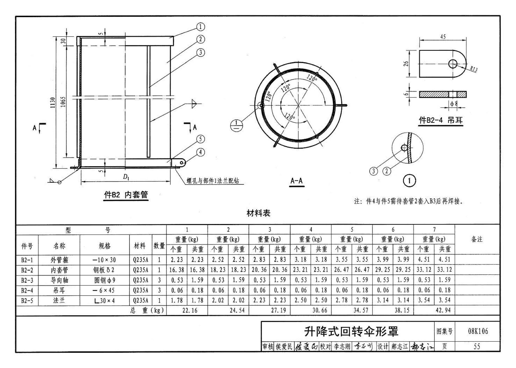 08K106--工业通风排气罩