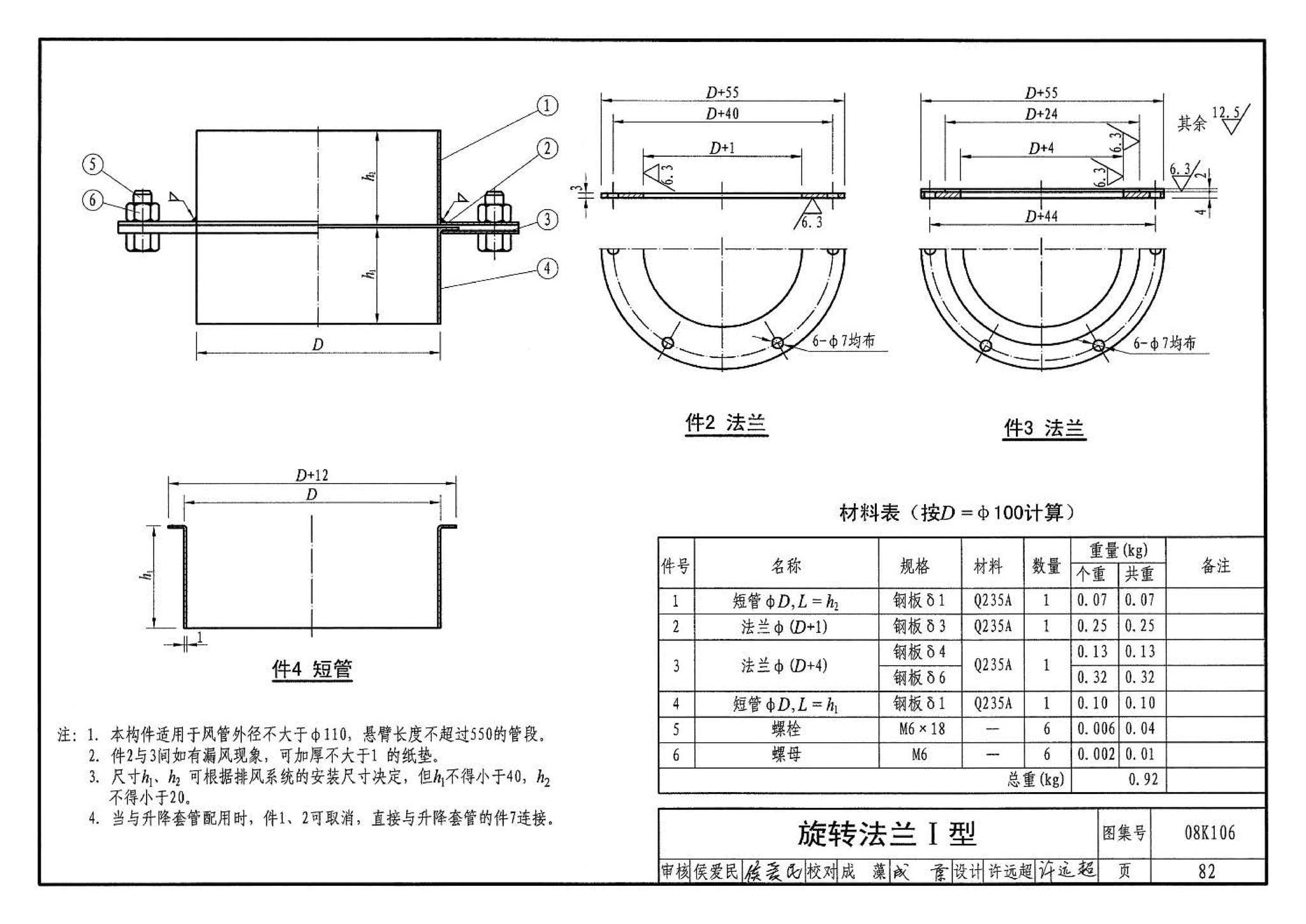 08K106--工业通风排气罩