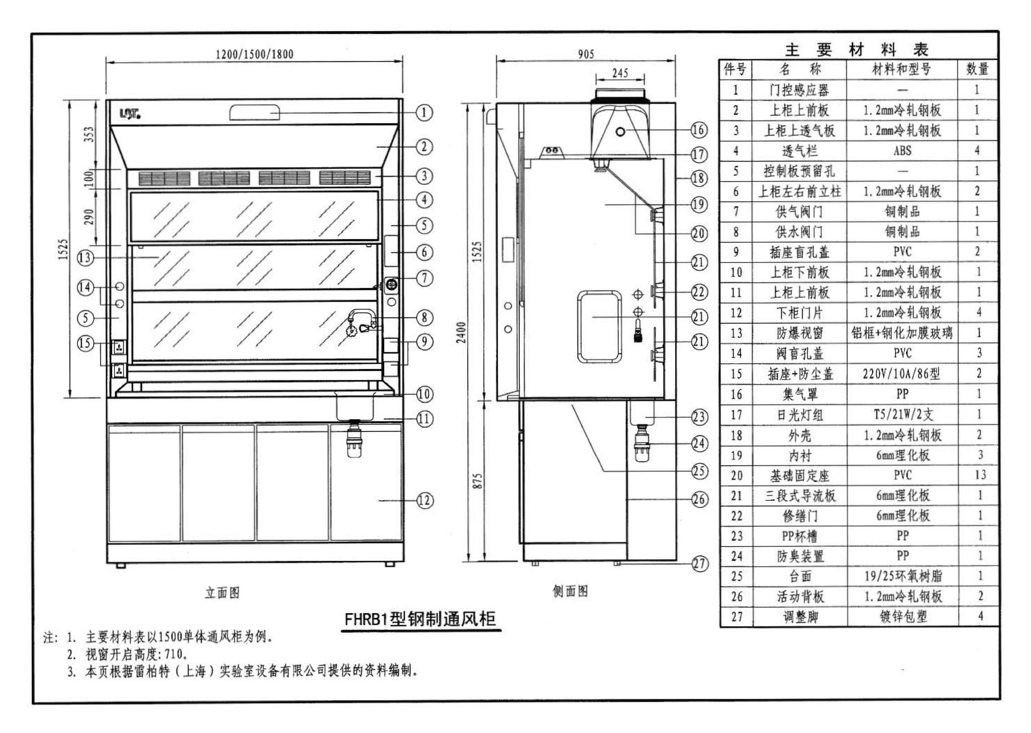 08K106--工业通风排气罩