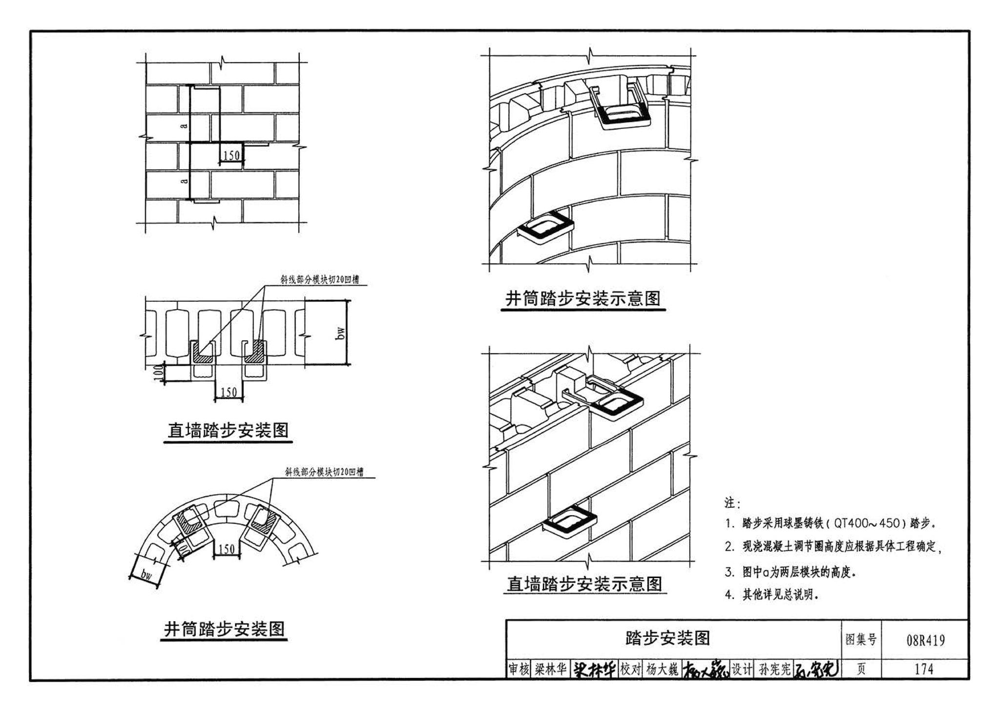 08R419--混凝土模块砌体热力管道地沟