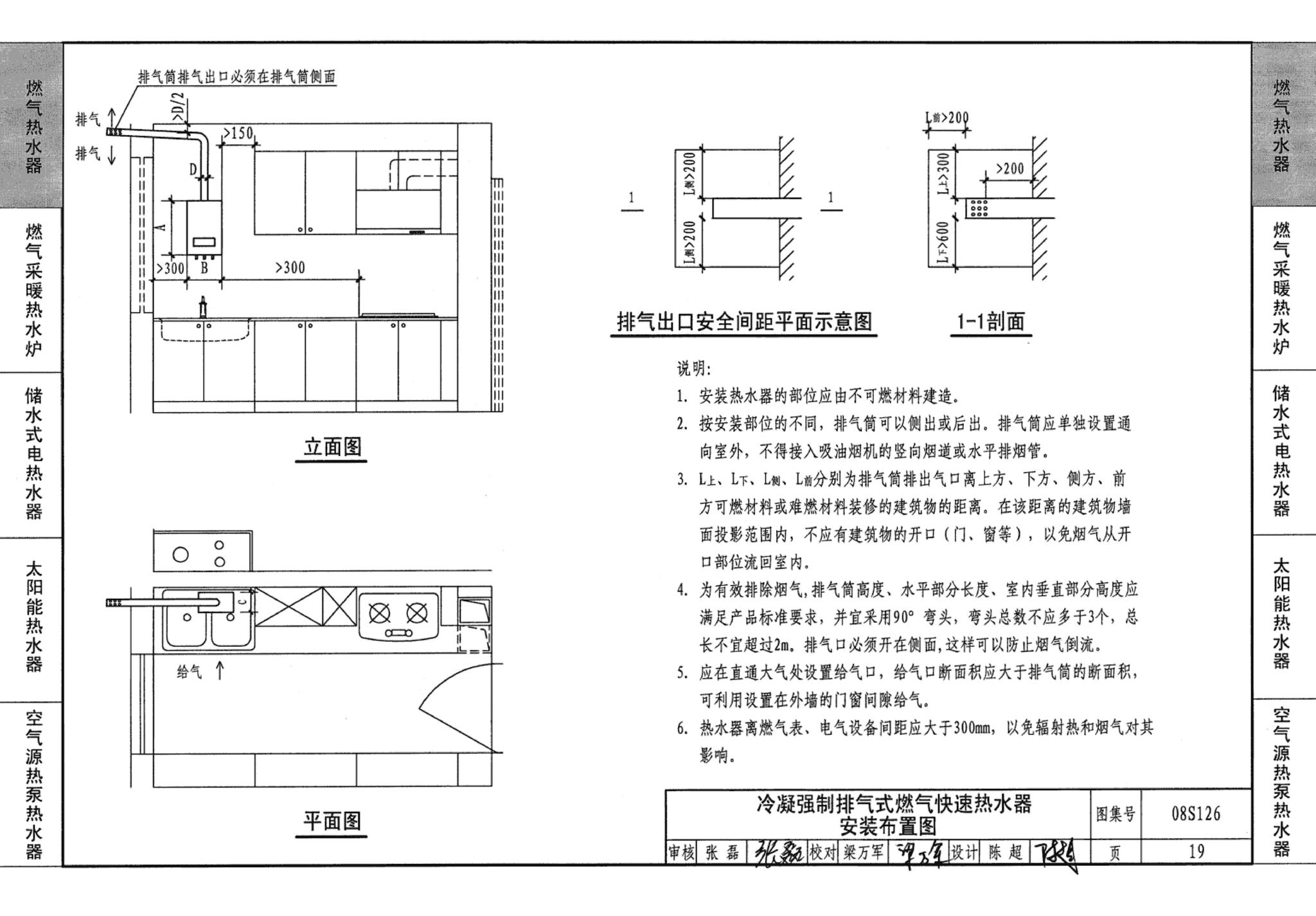 08S126--热水器选用及安装