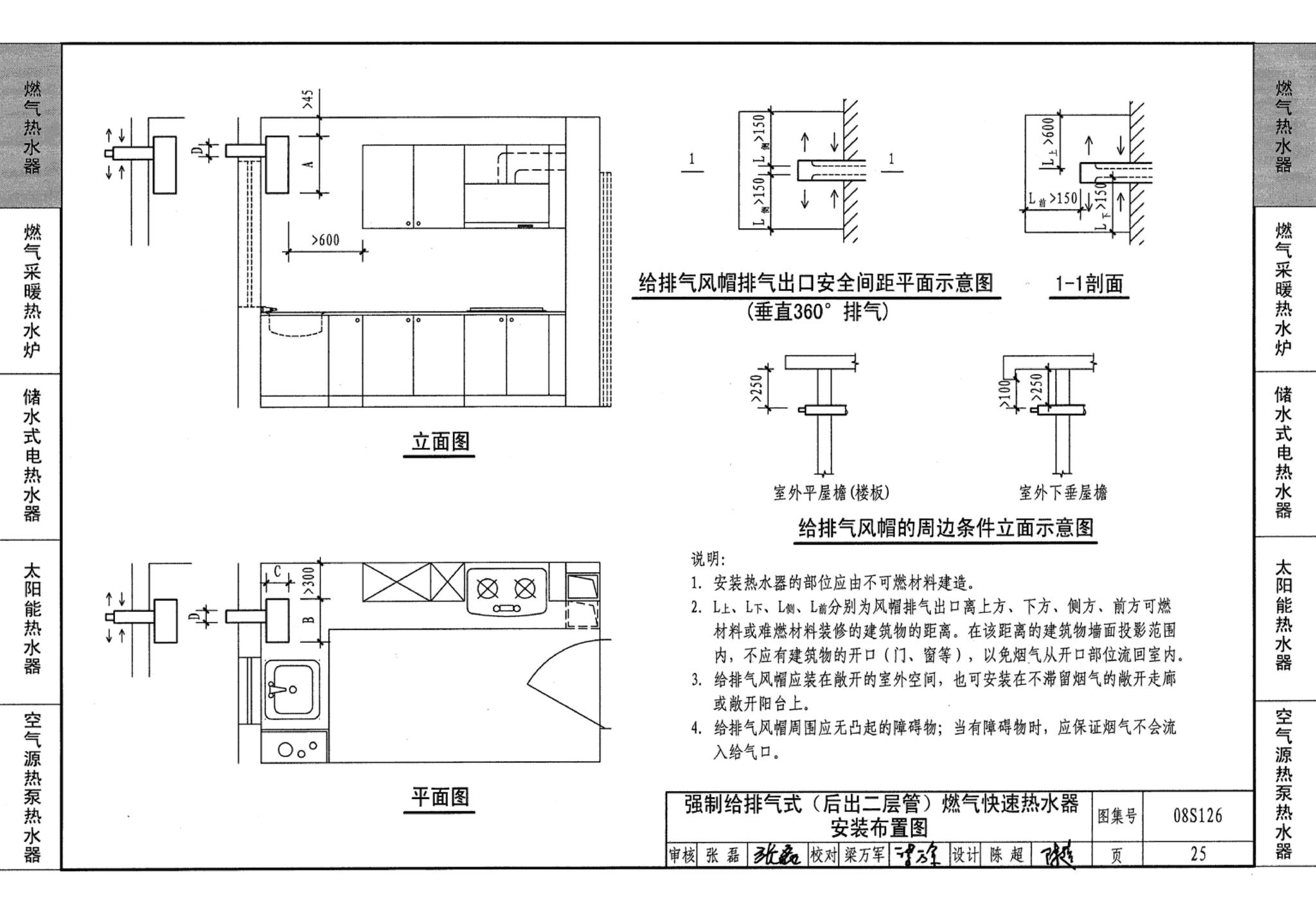 08S126--热水器选用及安装