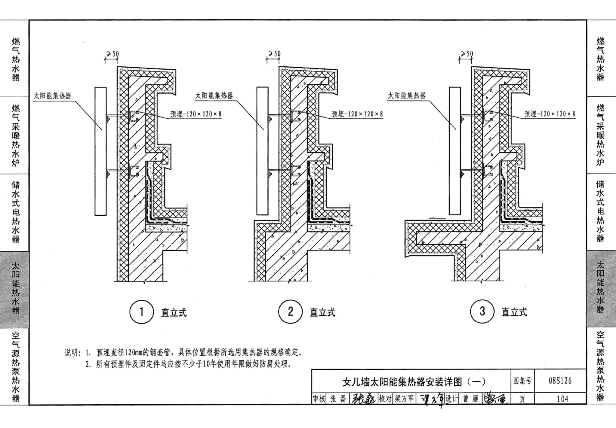 08S126--热水器选用及安装