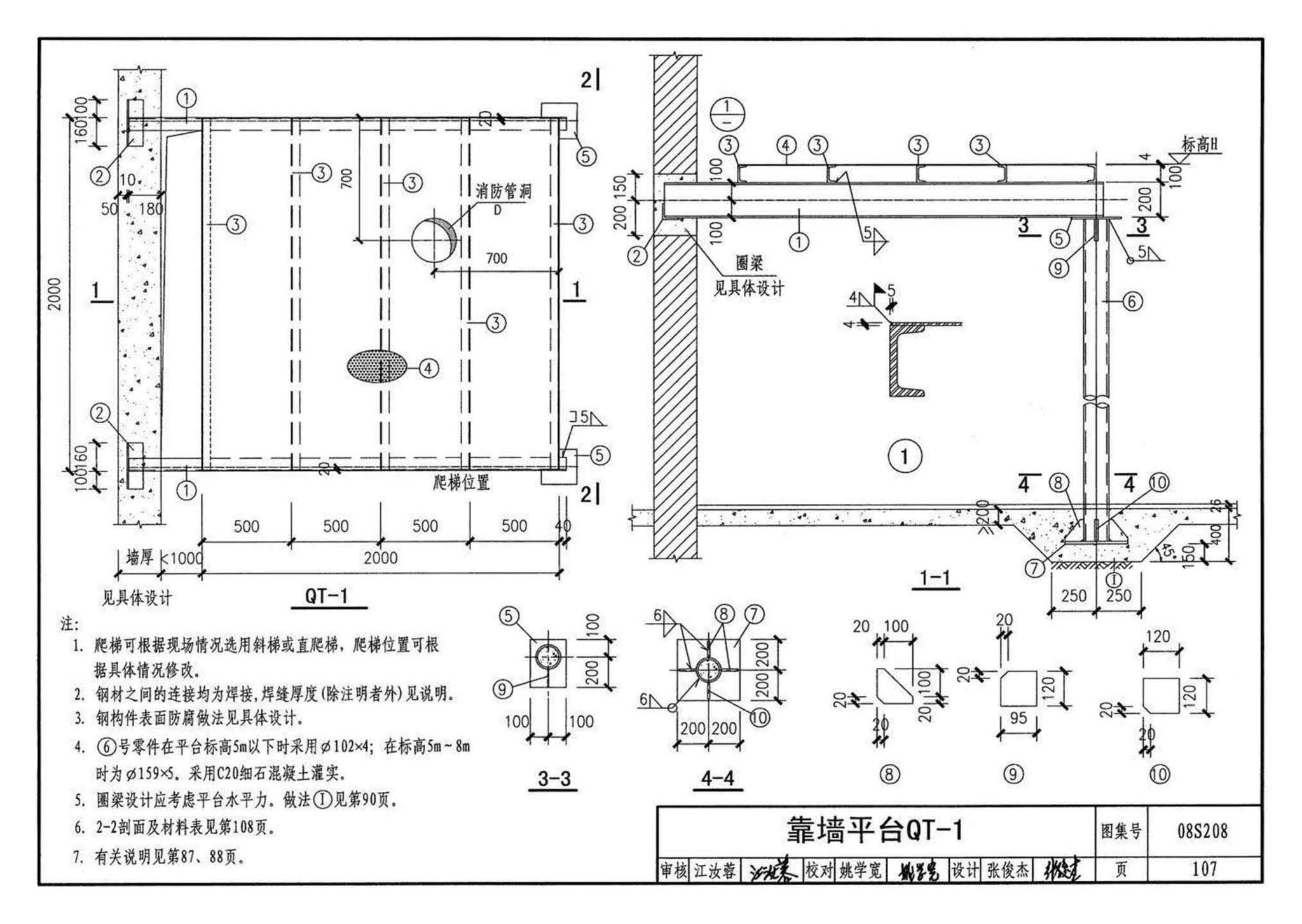 08S208--室内固定消防炮选用及安装