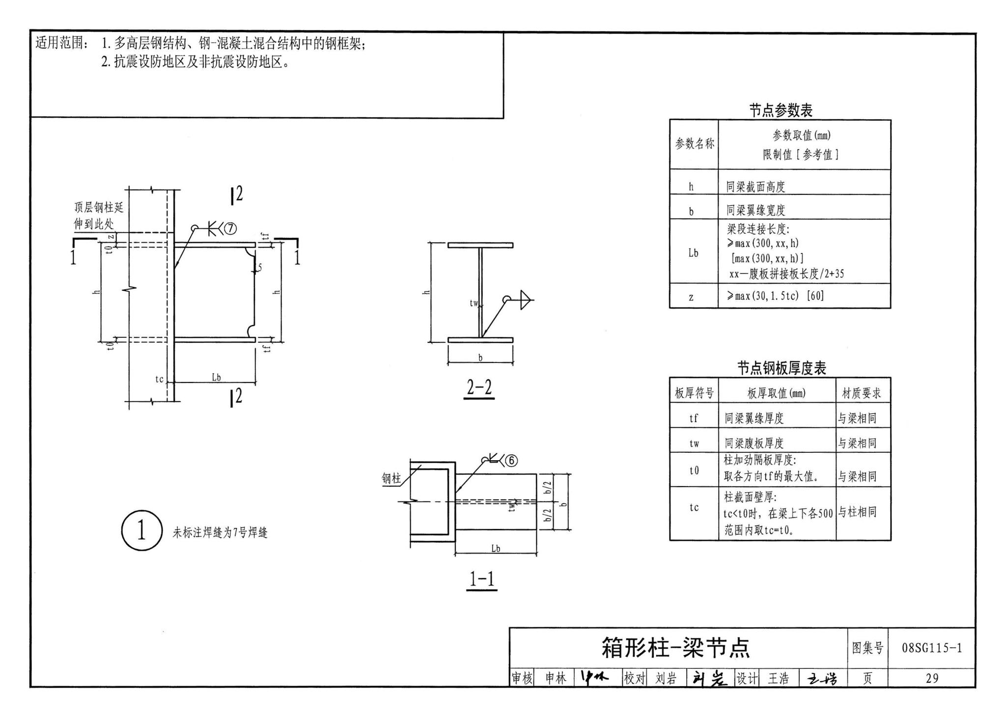 08SG115-1--钢结构施工图参数表示方法制图规则和构造详图