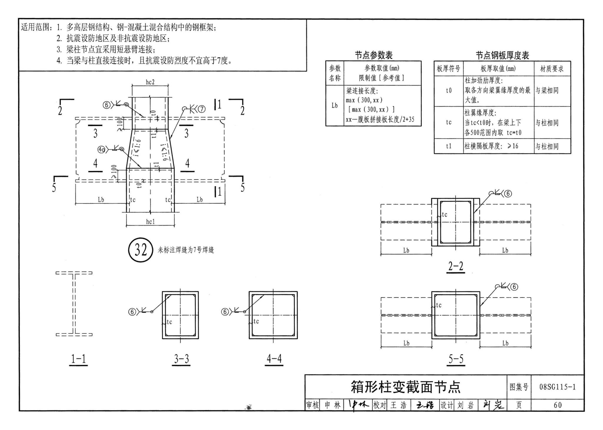 08SG115-1--钢结构施工图参数表示方法制图规则和构造详图