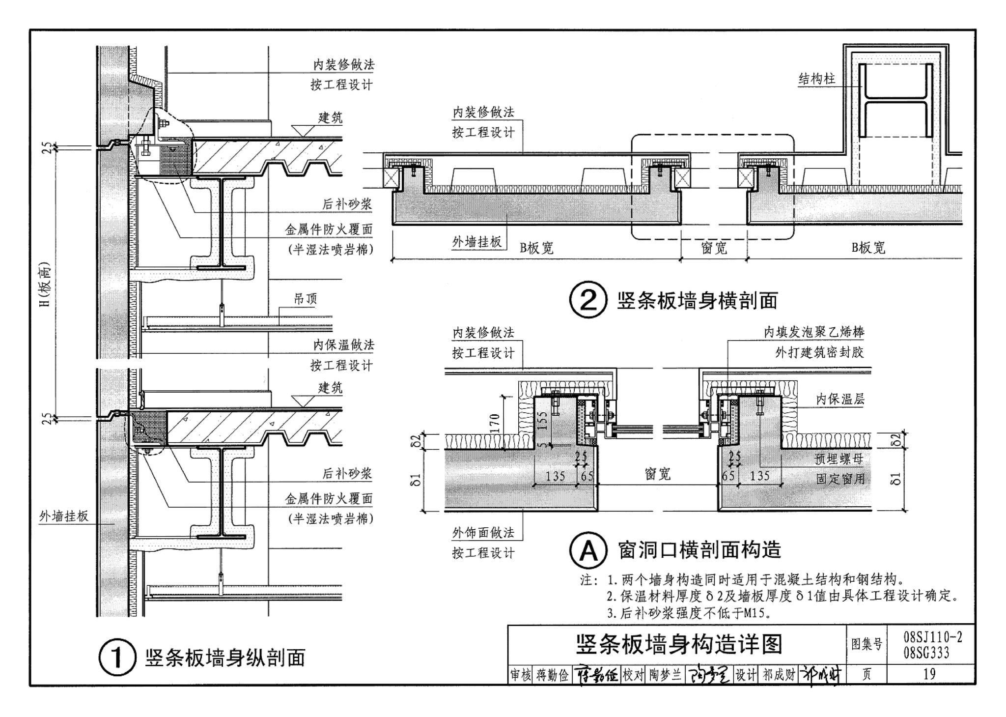 08SJ110-2、08SG333--预制混凝土外墙挂板