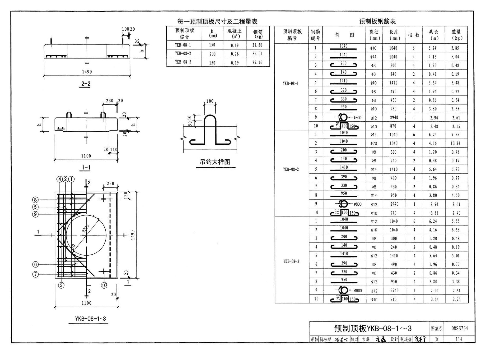 08SS704--混凝土模块式化粪池