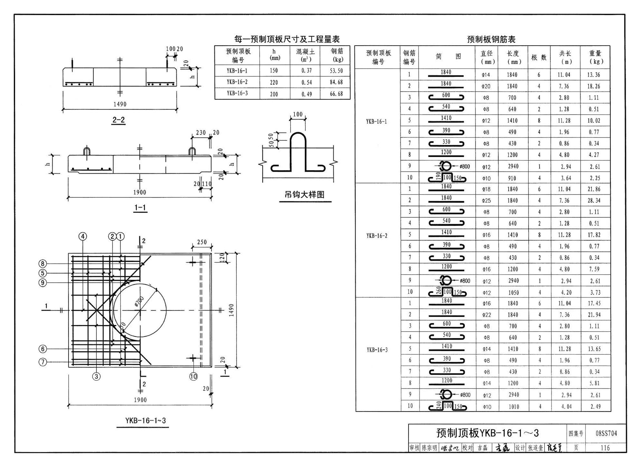 08SS704--混凝土模块式化粪池