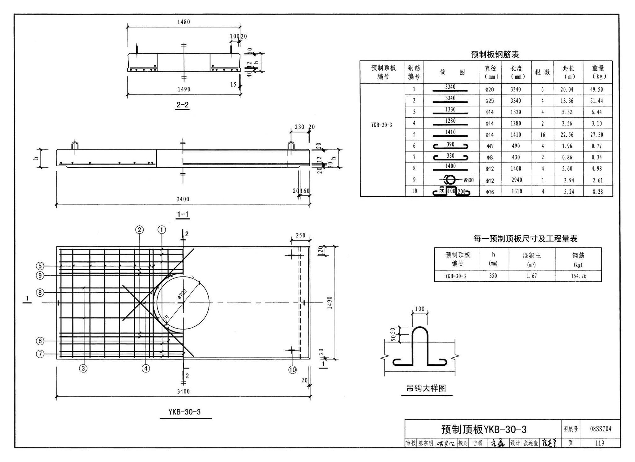 08SS704--混凝土模块式化粪池