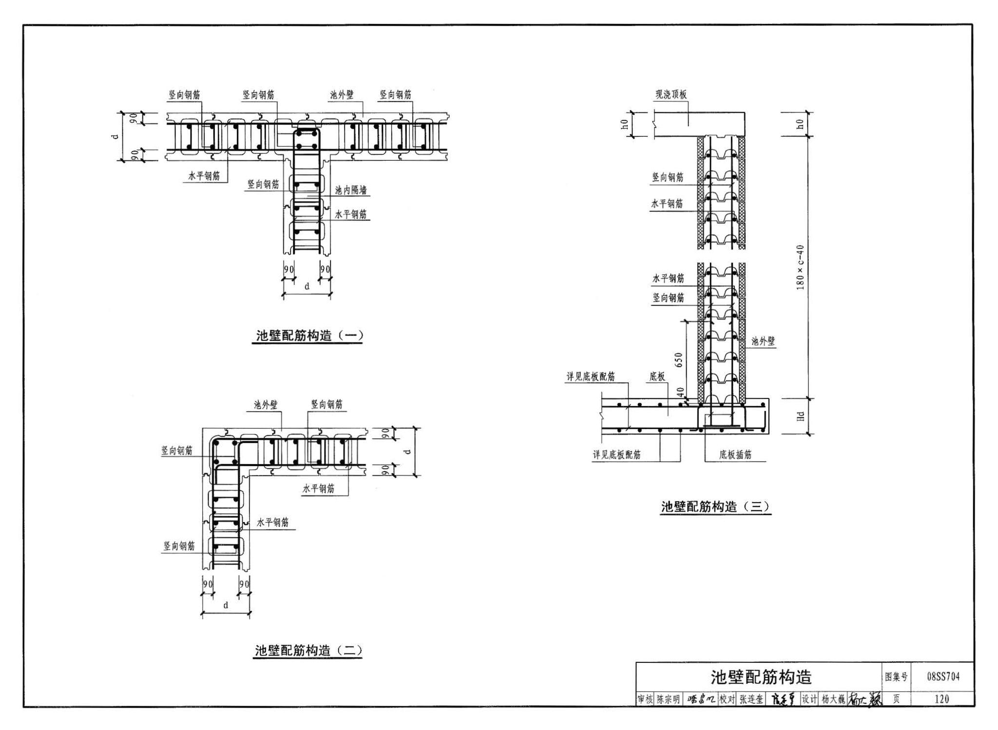 08SS704--混凝土模块式化粪池