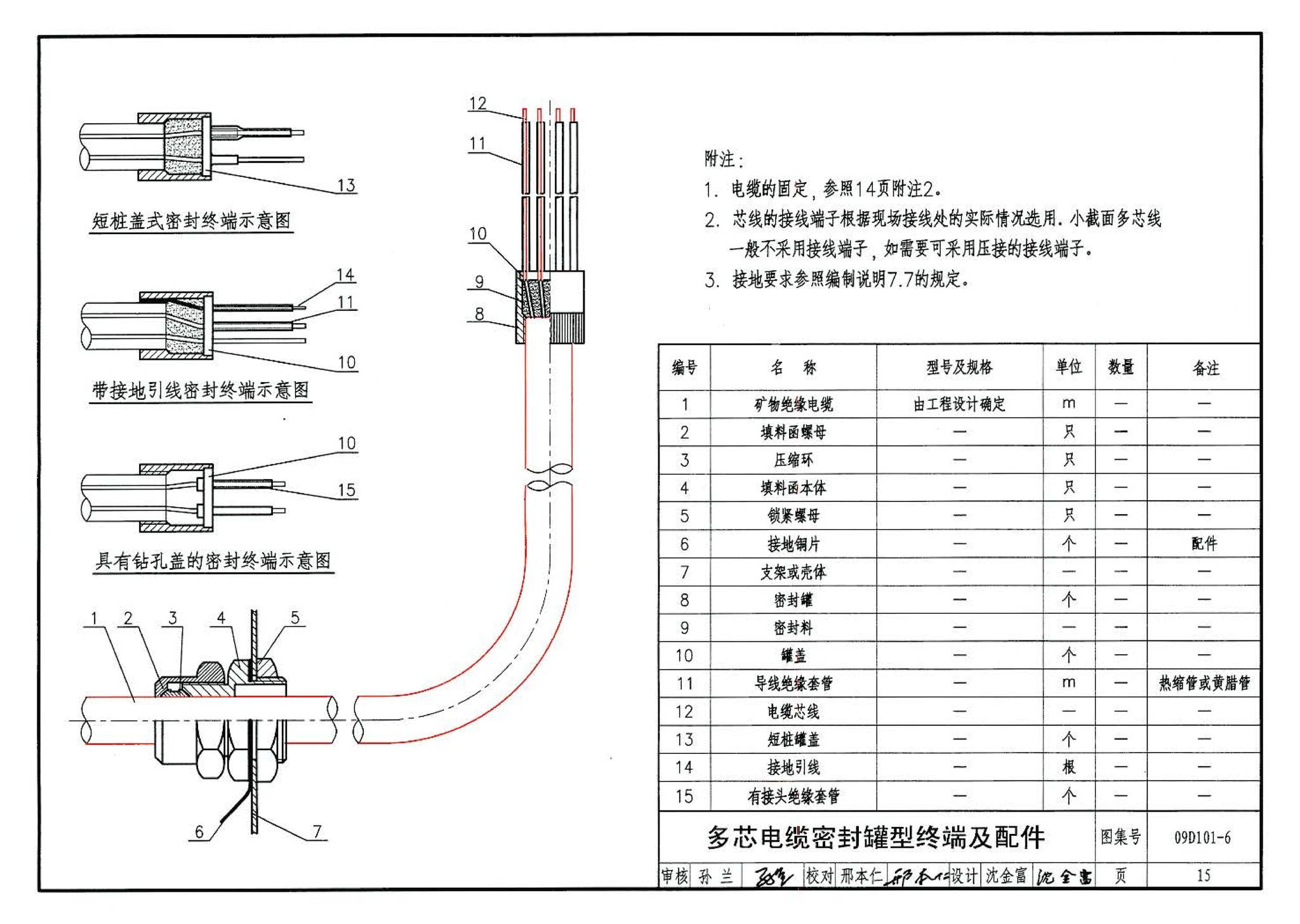 09D101-6--矿物绝缘电缆敷设