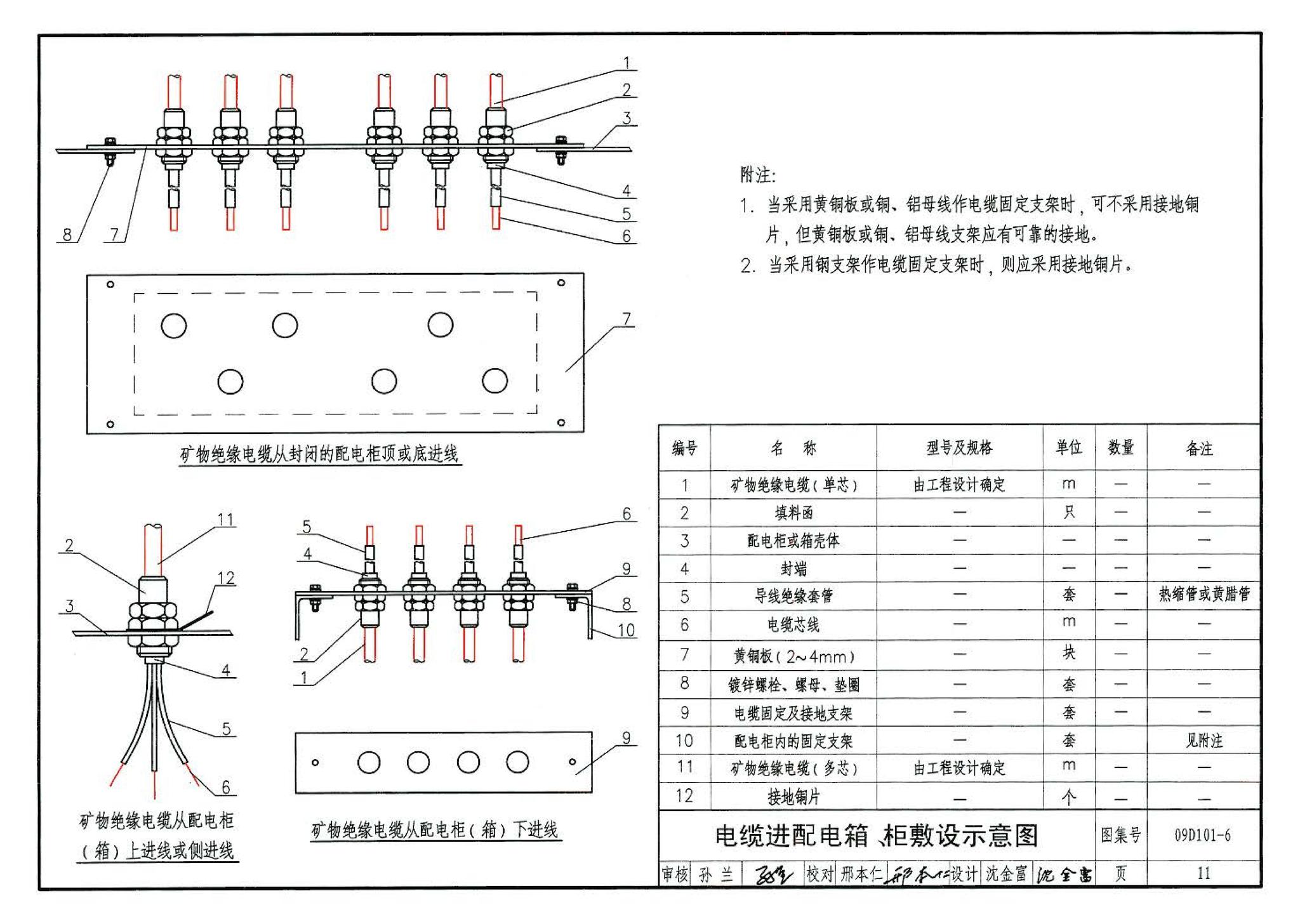 09D101-6--矿物绝缘电缆敷设