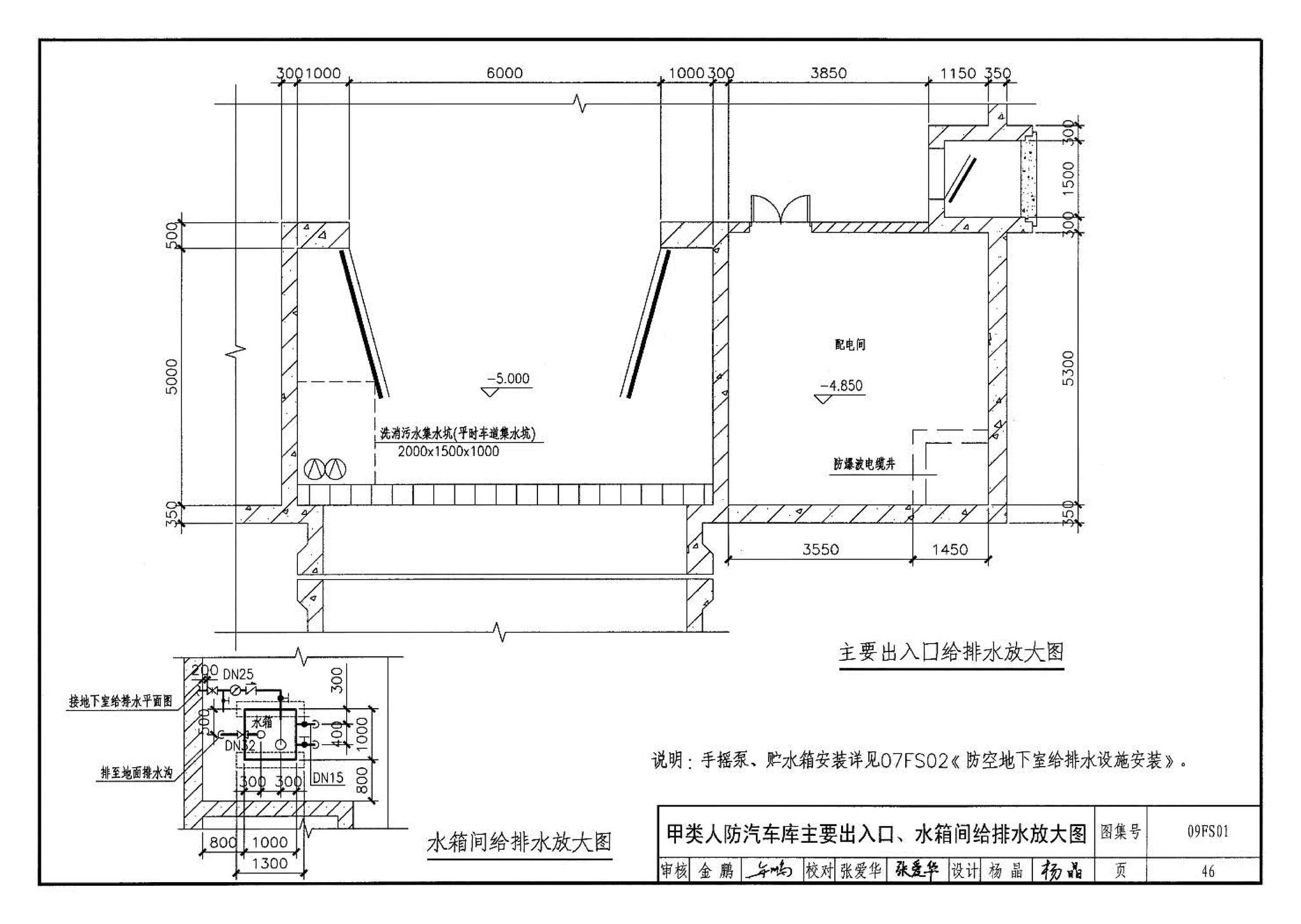 09FS01--防空地下室给排水设计示例