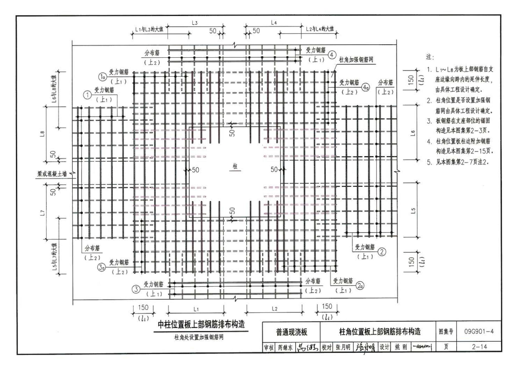 09G901-4--混凝土结构施工钢筋排布规则与构造详图（现浇混凝土楼面与屋面板）