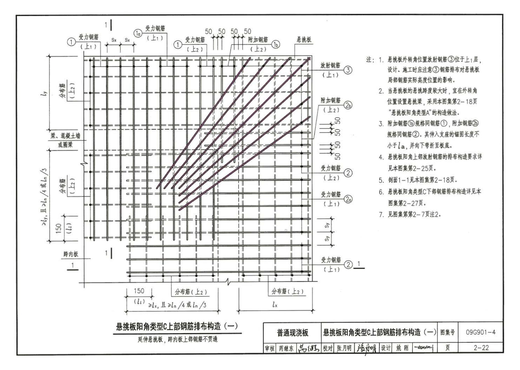 09G901-4--混凝土结构施工钢筋排布规则与构造详图（现浇混凝土楼面与屋面板）