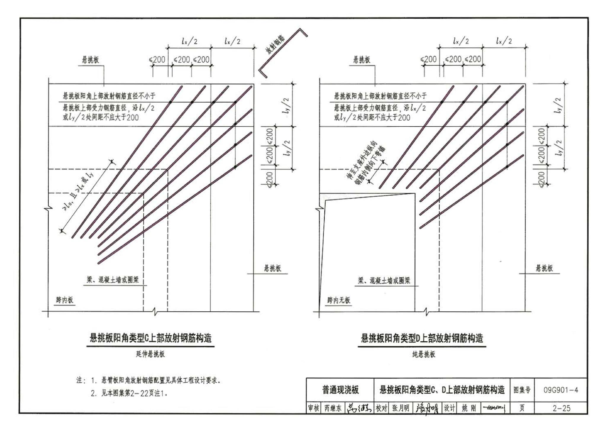 09G901-4--混凝土结构施工钢筋排布规则与构造详图（现浇混凝土楼面与屋面板）